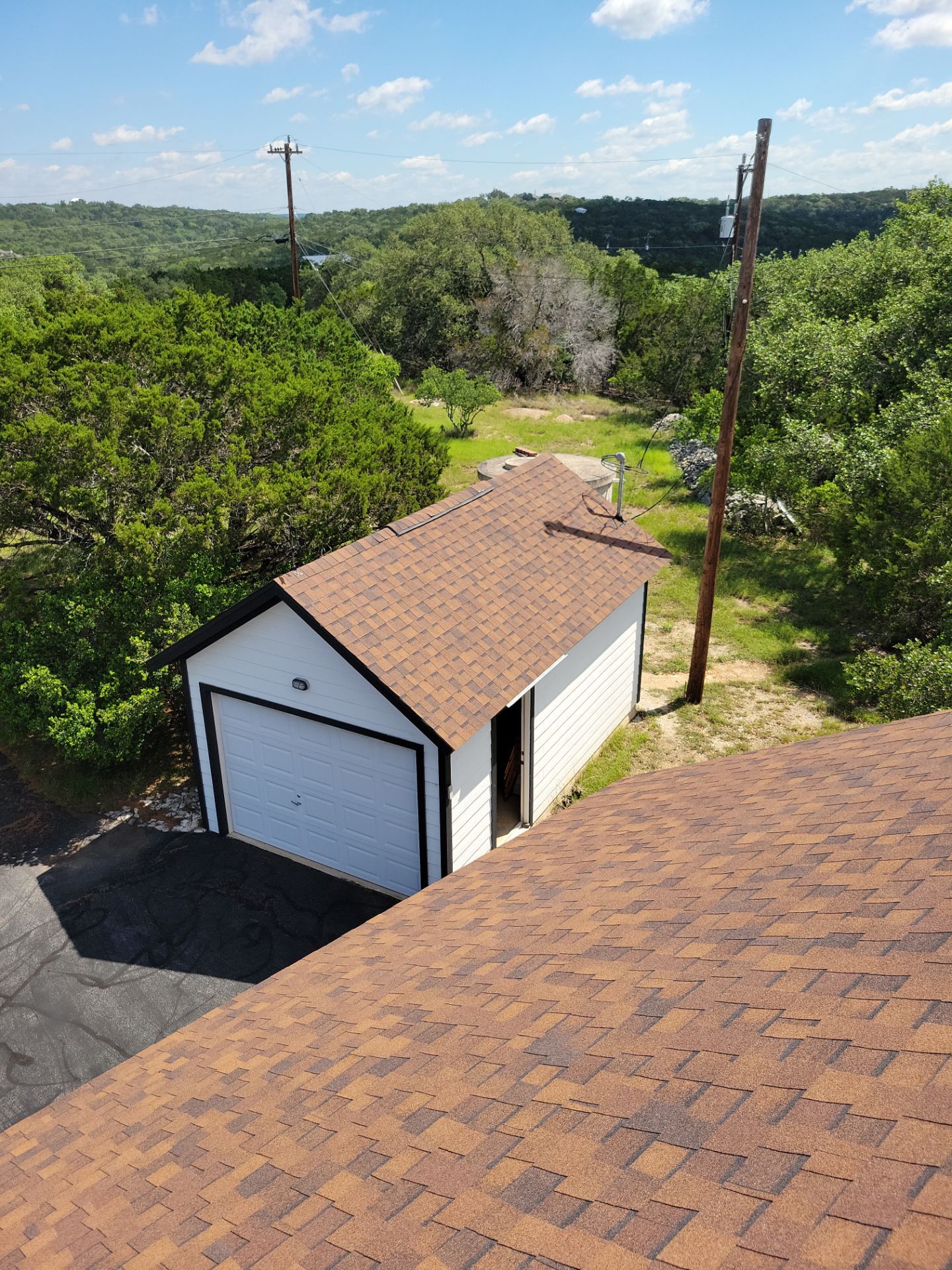 Architectural Shingle Roof Replacement for San Antonio Brick Home by Heaven Sent Roofing, LLC