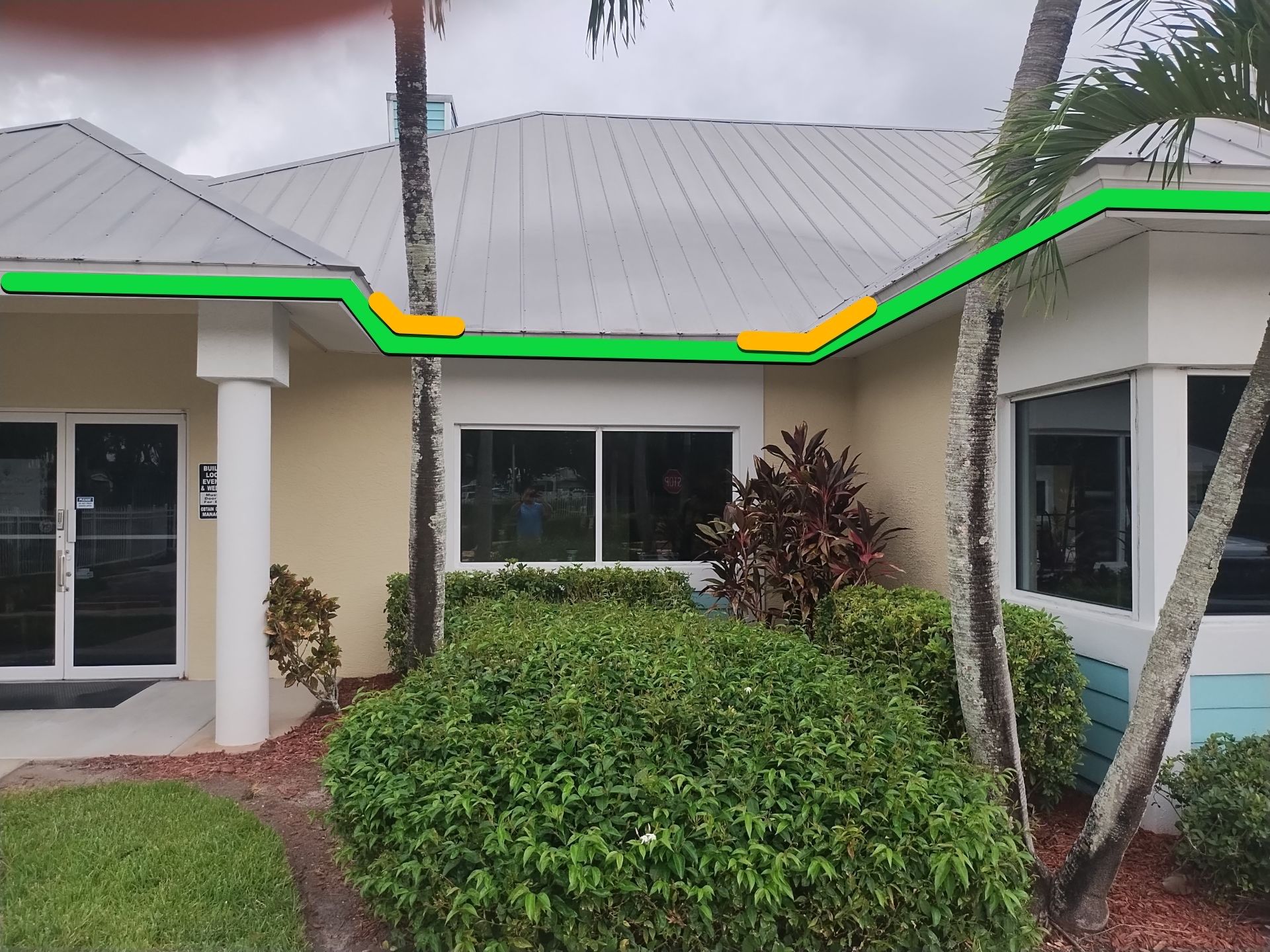 White K-Style Gutters in Fort Myers FL by Gutter Professors