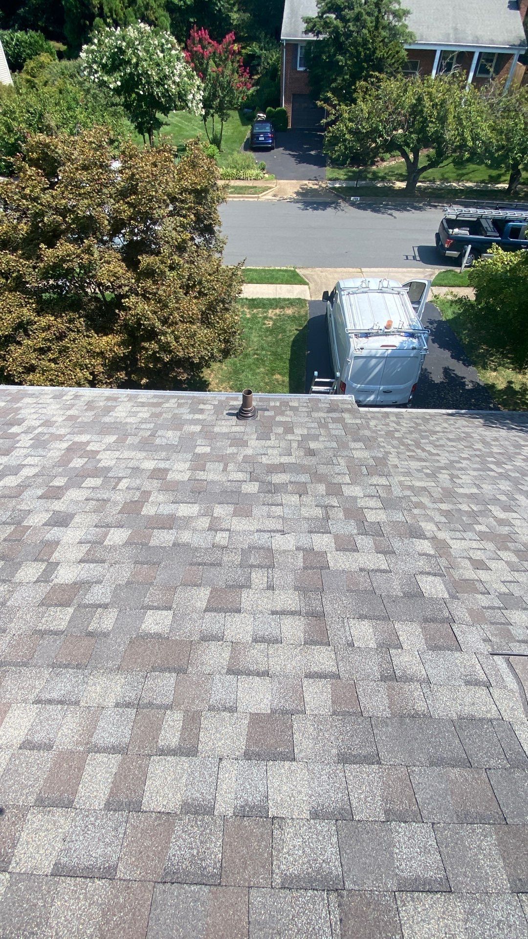 Vienna: Roof Replacement with CertainTeed Landmark Designer Shingles in Weathered Wood by RM Banning, Inc.
