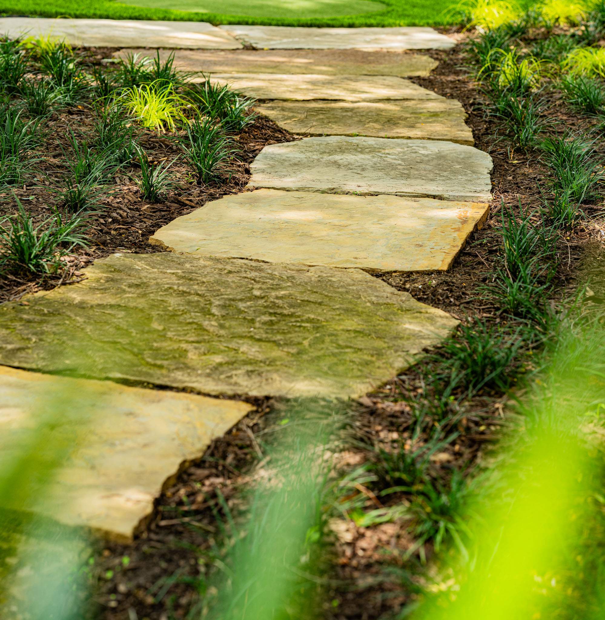 Disjointed to Defined Landscaping by Complete Exterior Solutions