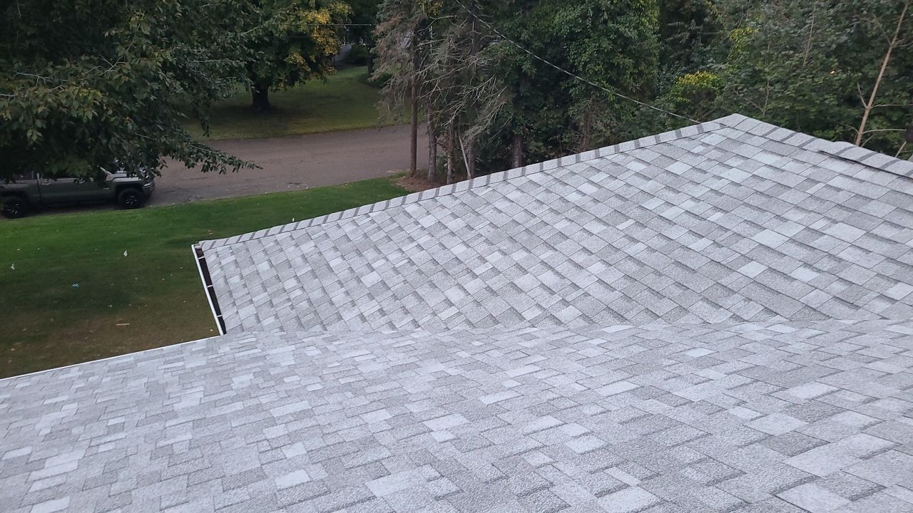 Residential Roofing Installation using Owens Corning Duration Slatestone Gray by A Plus Exterior