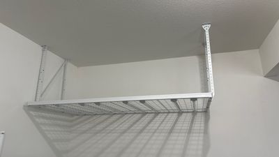 Gary J. upgraded his garage with overhead racks