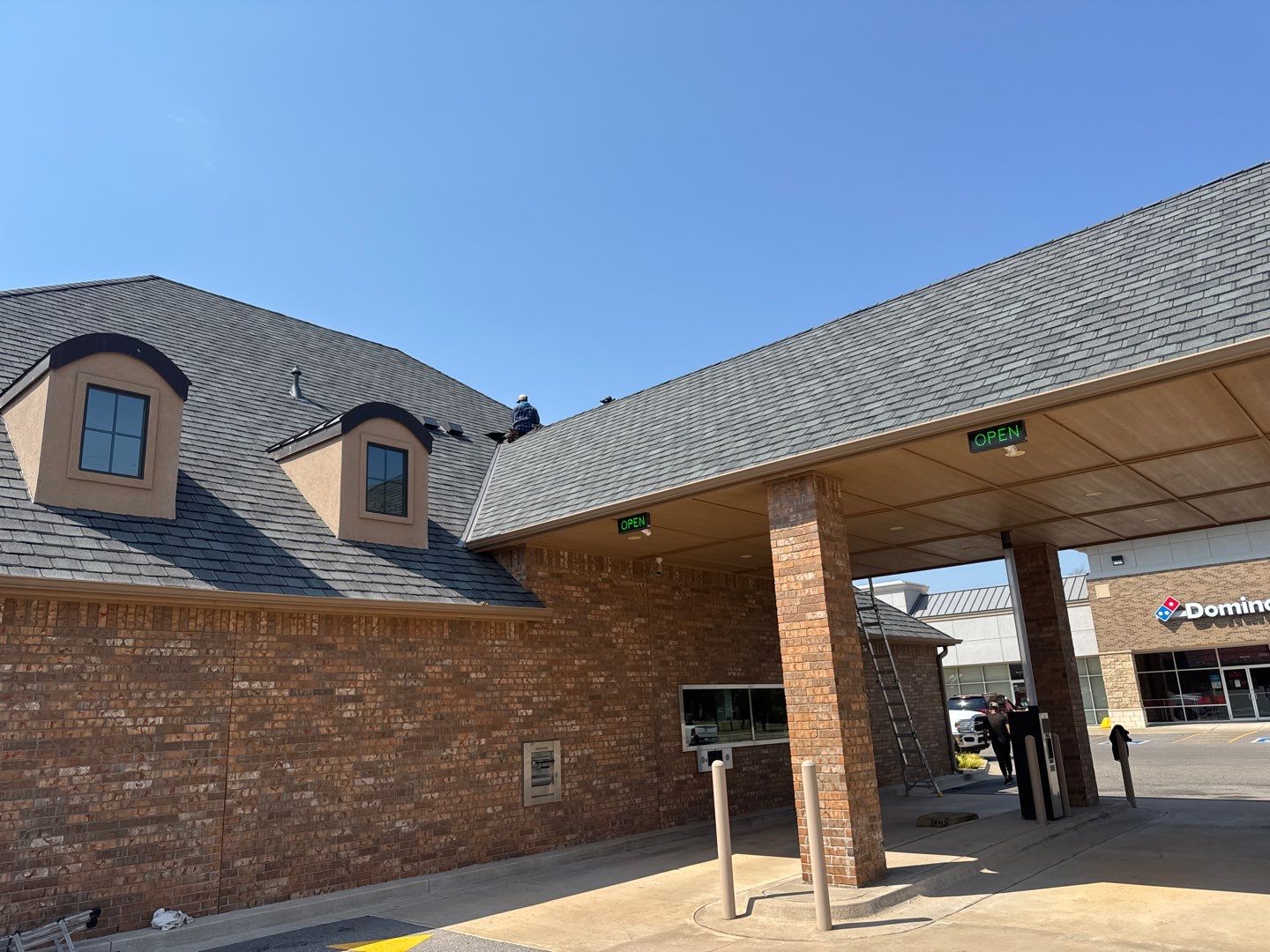 Bank Reroof by Castillo Roofing