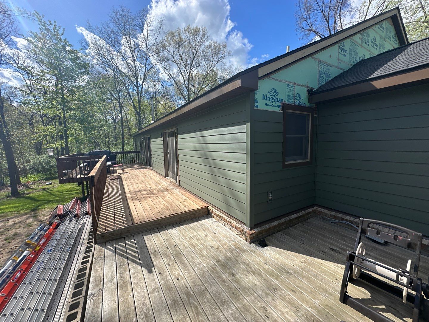 Siding Replacement using Alside S7 Cedar Mill Grain Composite by 180 Contractors