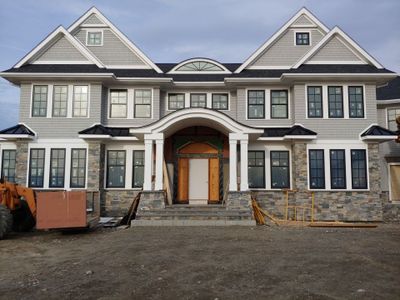 Swansea, MA Gutter Installation using 4x6 Fiberglass Gutter with PVC Bed Moulding