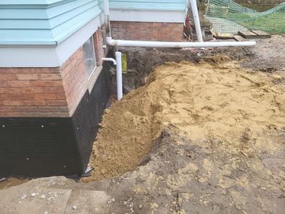 Exterior Basement Waterproofing & Combo Sump Backup System