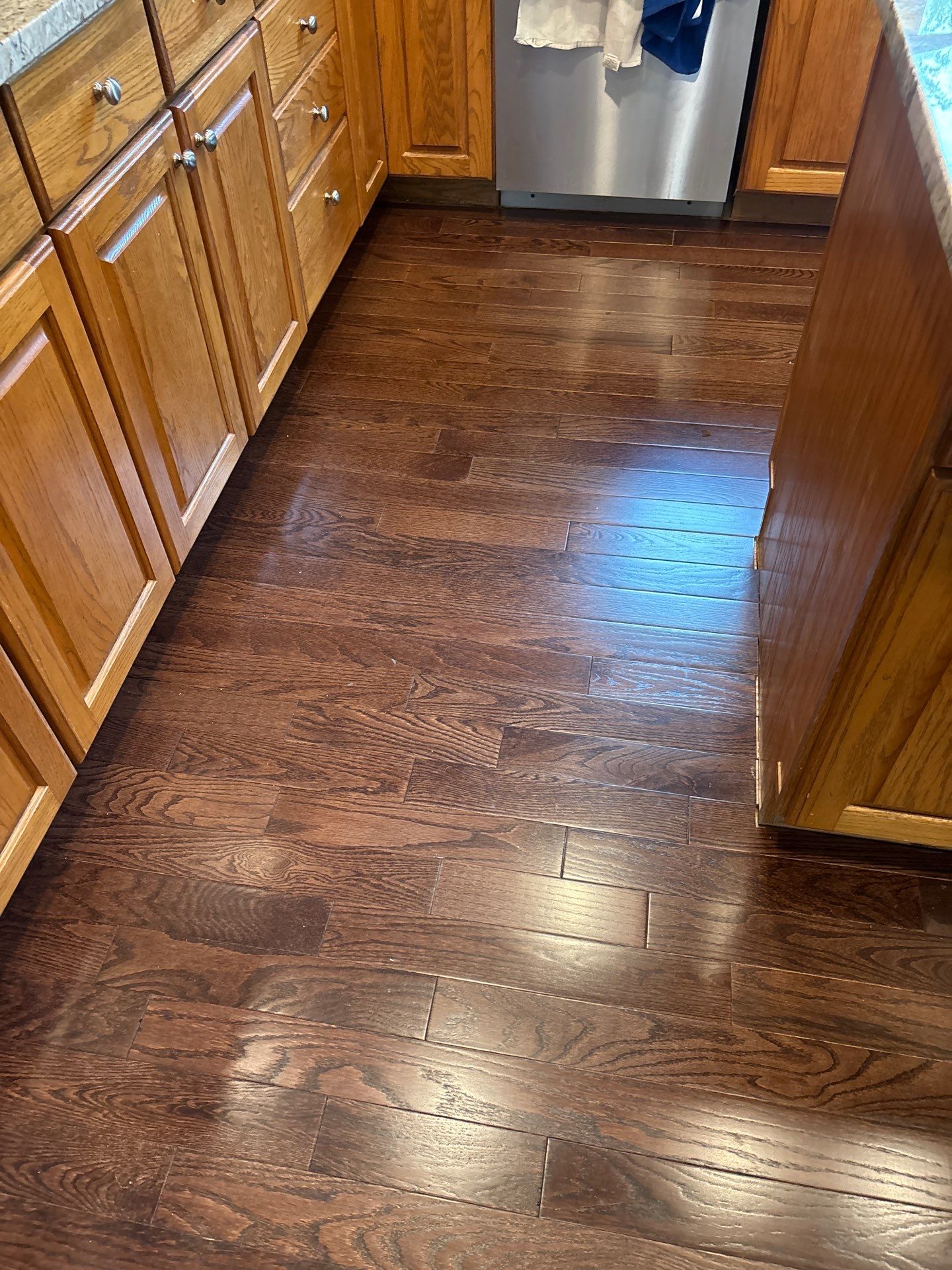 Prefinished Solid Hardwood Flooring Installation in Union, KY by Footprints Floors Kentucky