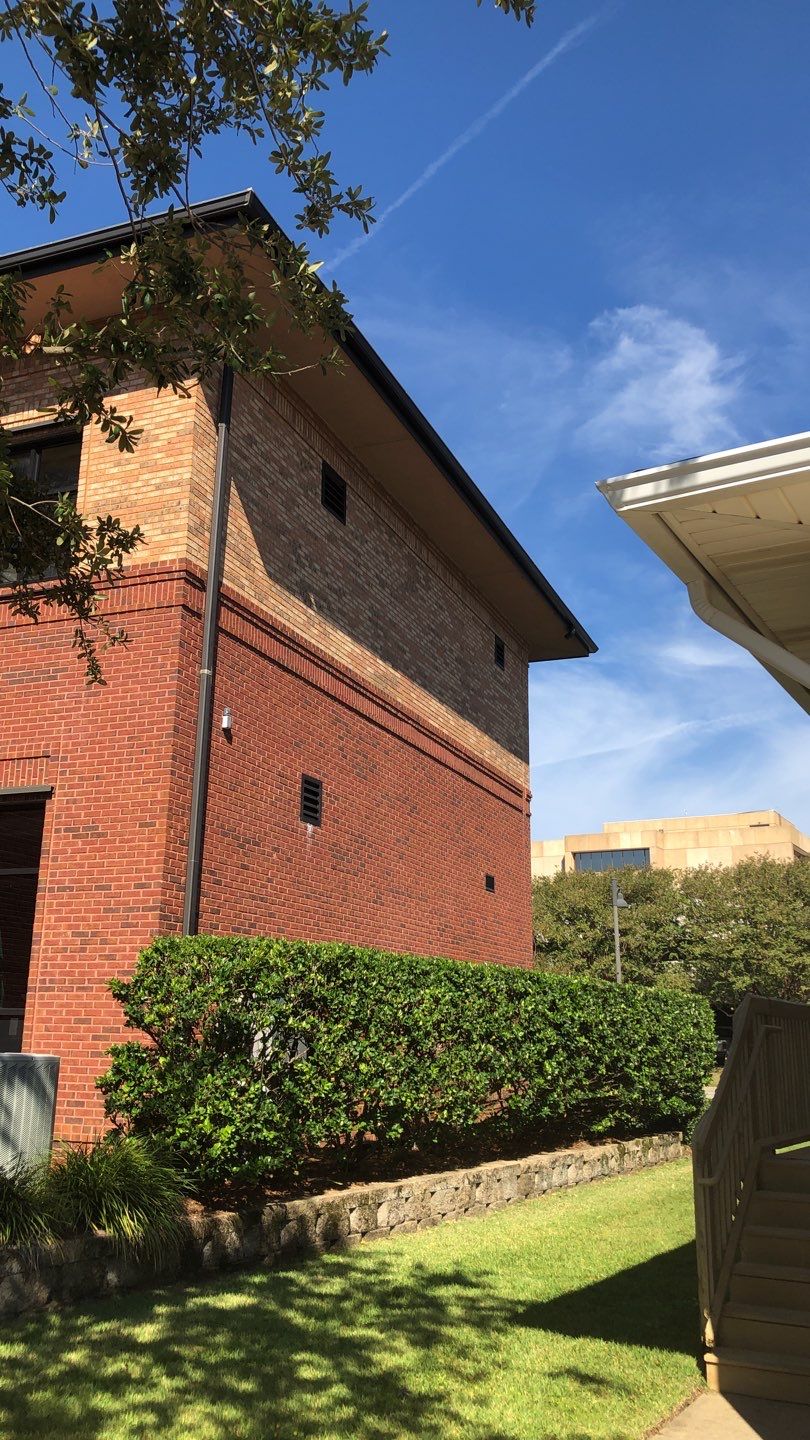 Pensacola Realtor Association Gutter Installation using K-Style White Gutters by Gutter Professors