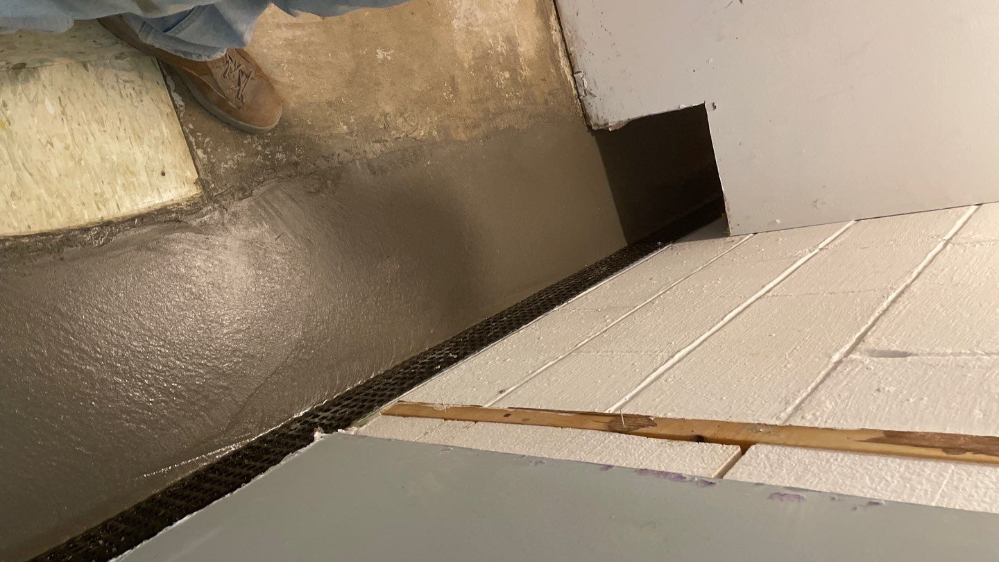 Waterproofing for our neighbor Heather by Waterproofing Northeast