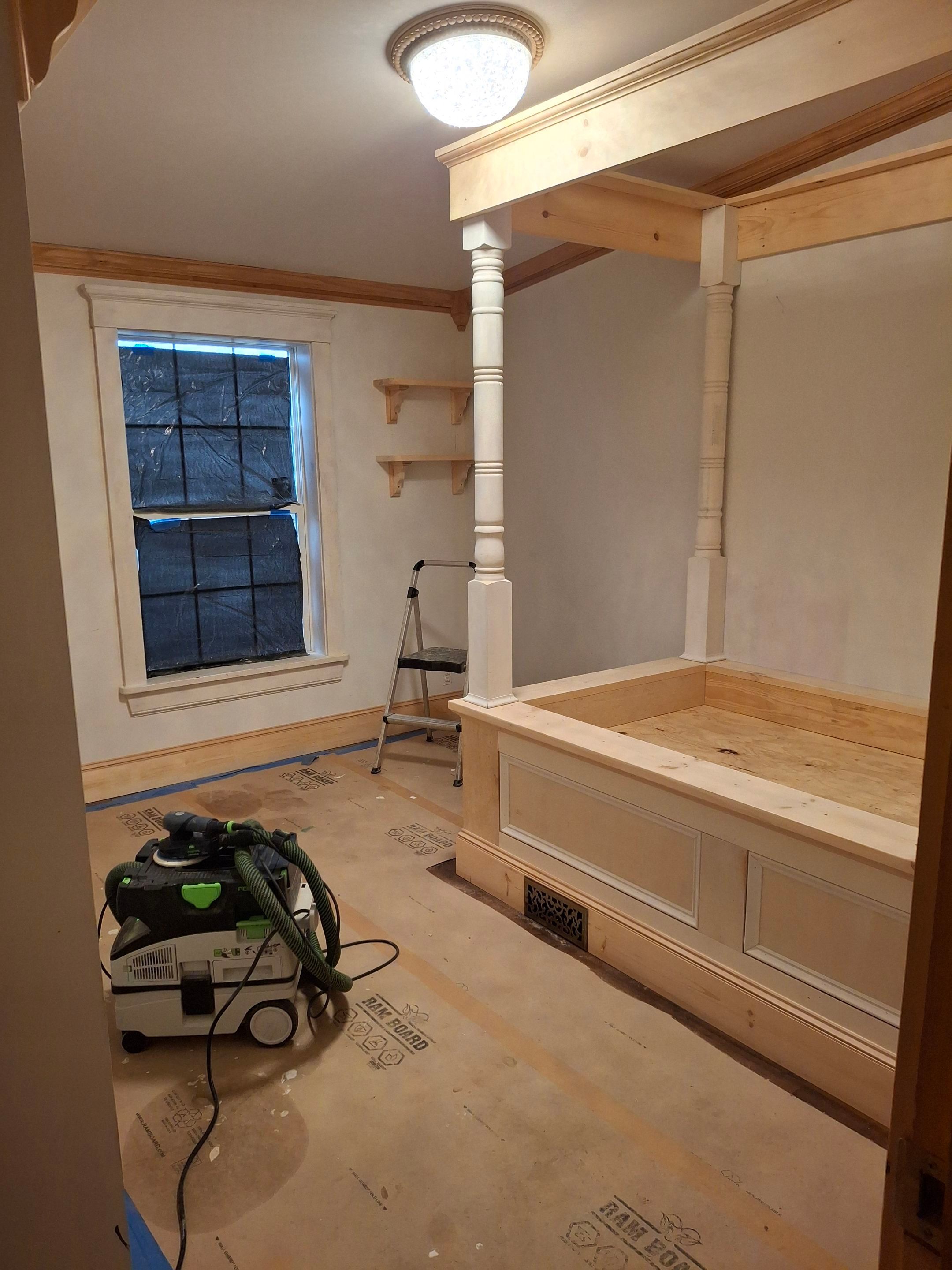Bedroom Remodel using Sherwin Williams by Big Pine Panting Inc