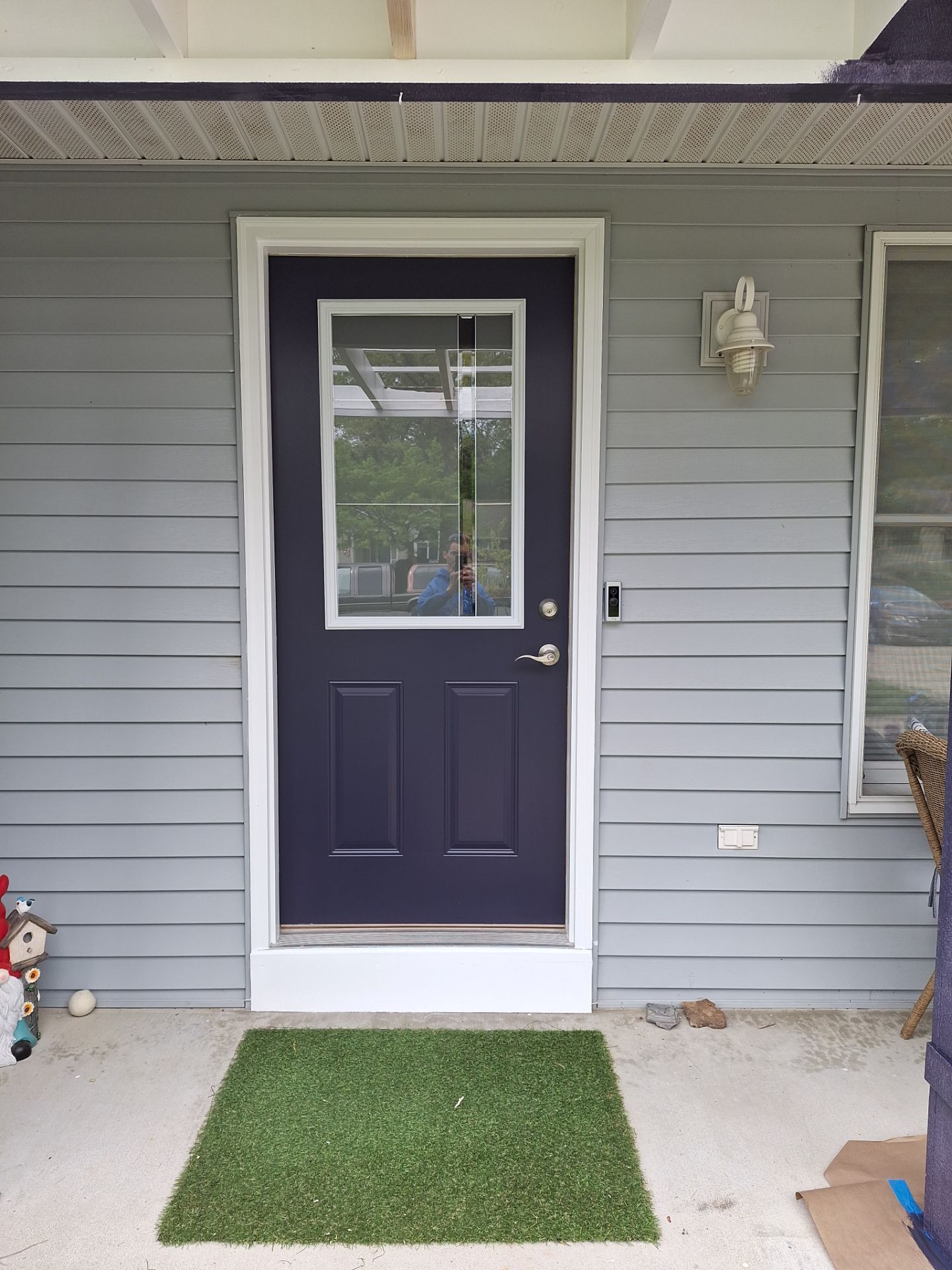 Repaint bedroom furniture, Pergola, and doors. Stain decking by Gordon Painting