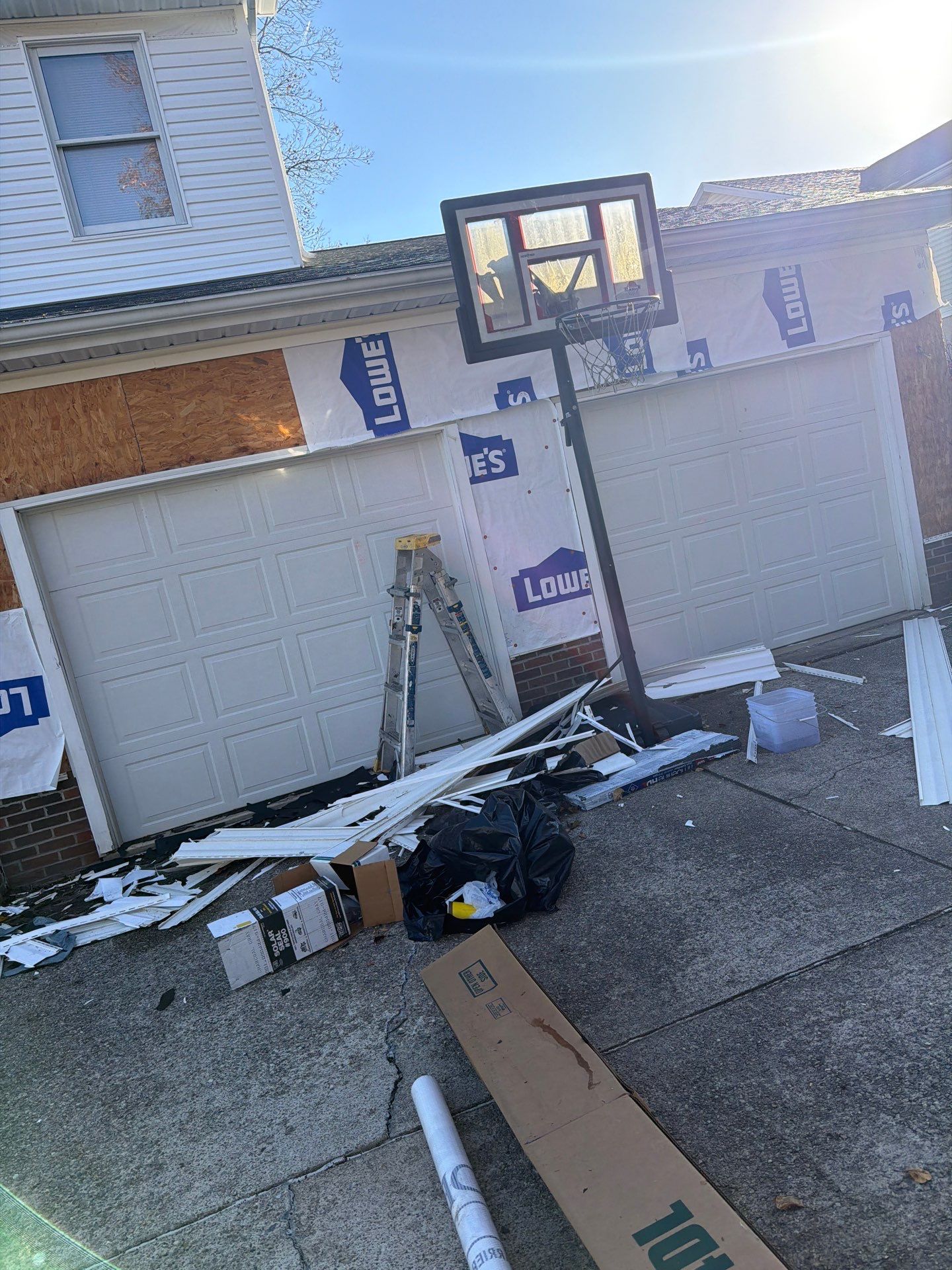 Residential Roofing Installation using GAF Timberline HDZ Oyster Grey by Rainstoppers Roofing