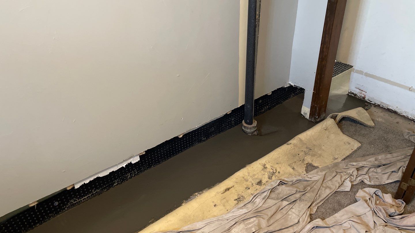 Drain Tile & a Sump Pump for our Property Management Partner by Waterproofing Northeast