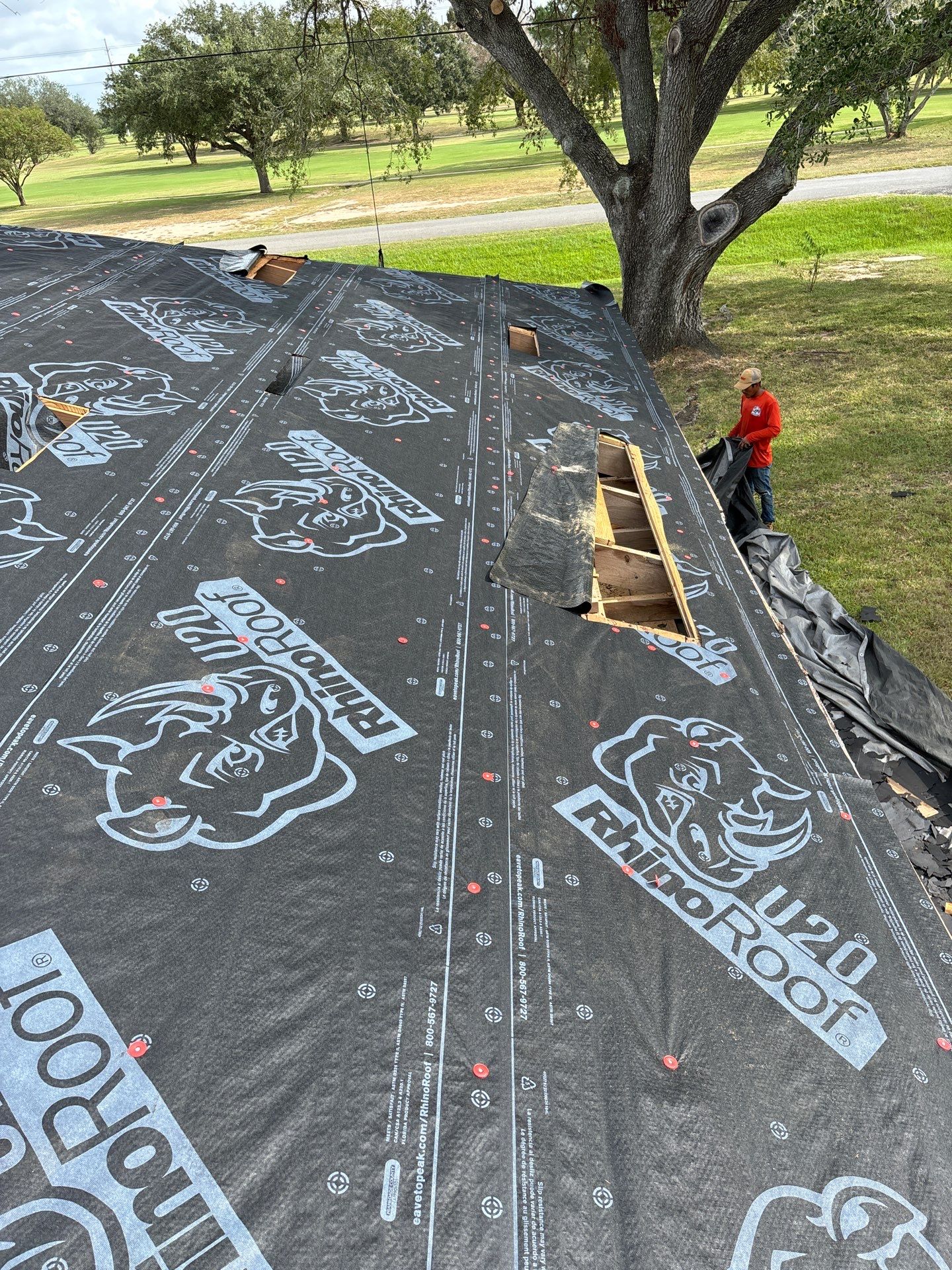 Residential Roofing Installation using Owen's Corning Duration (Lifetime) Shingles by Roof Repair Company