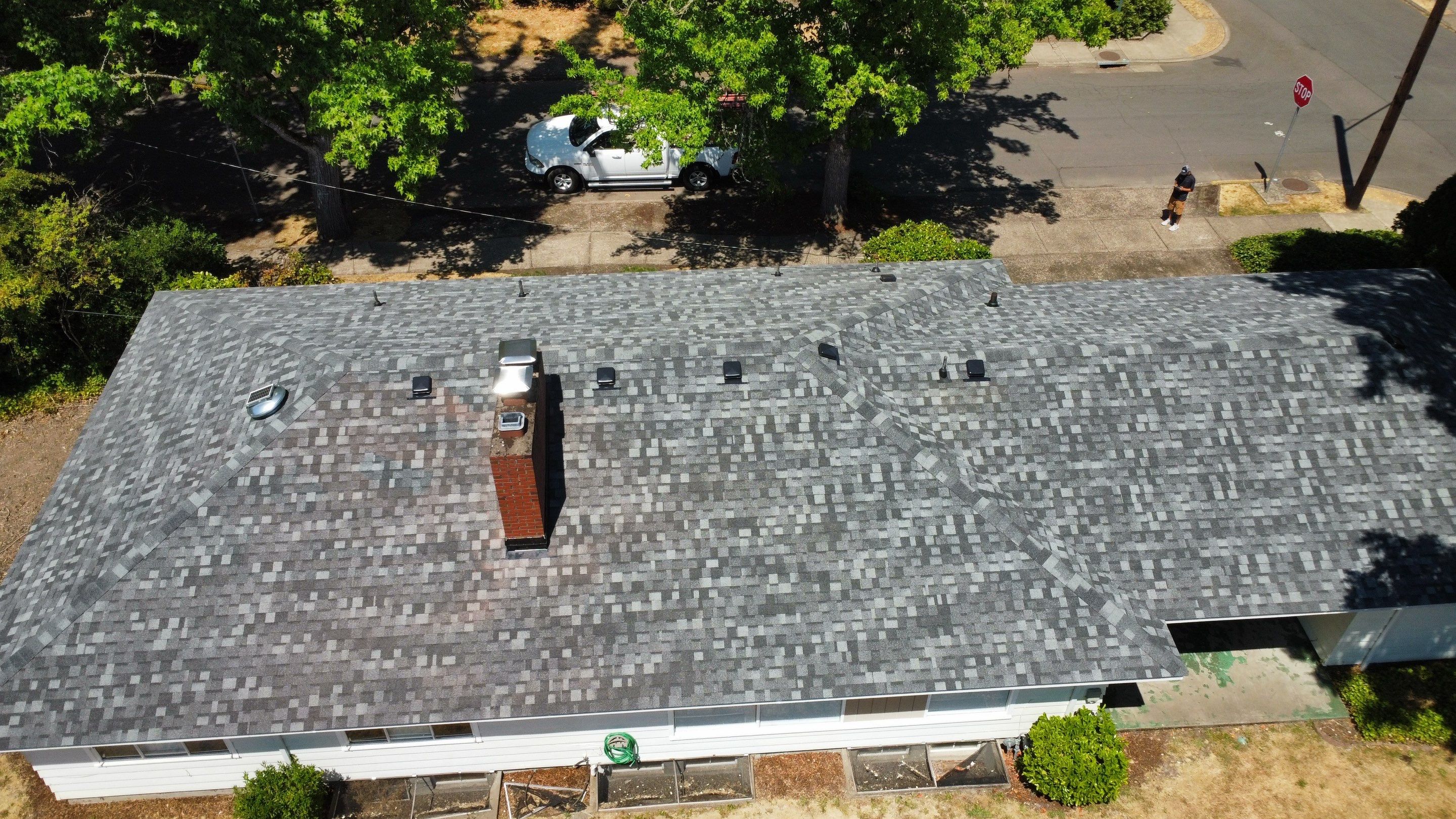 Residential Roofing Installation using IKO Dynasty (Color: Summit Grey) by Orezona Building & Roofing Company, Inc.