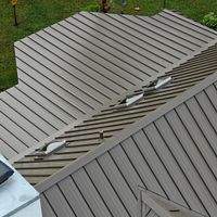 24ga 1.5" Snap-Lock Medium Bronze by Total Roofing System The Metal Roof Experts