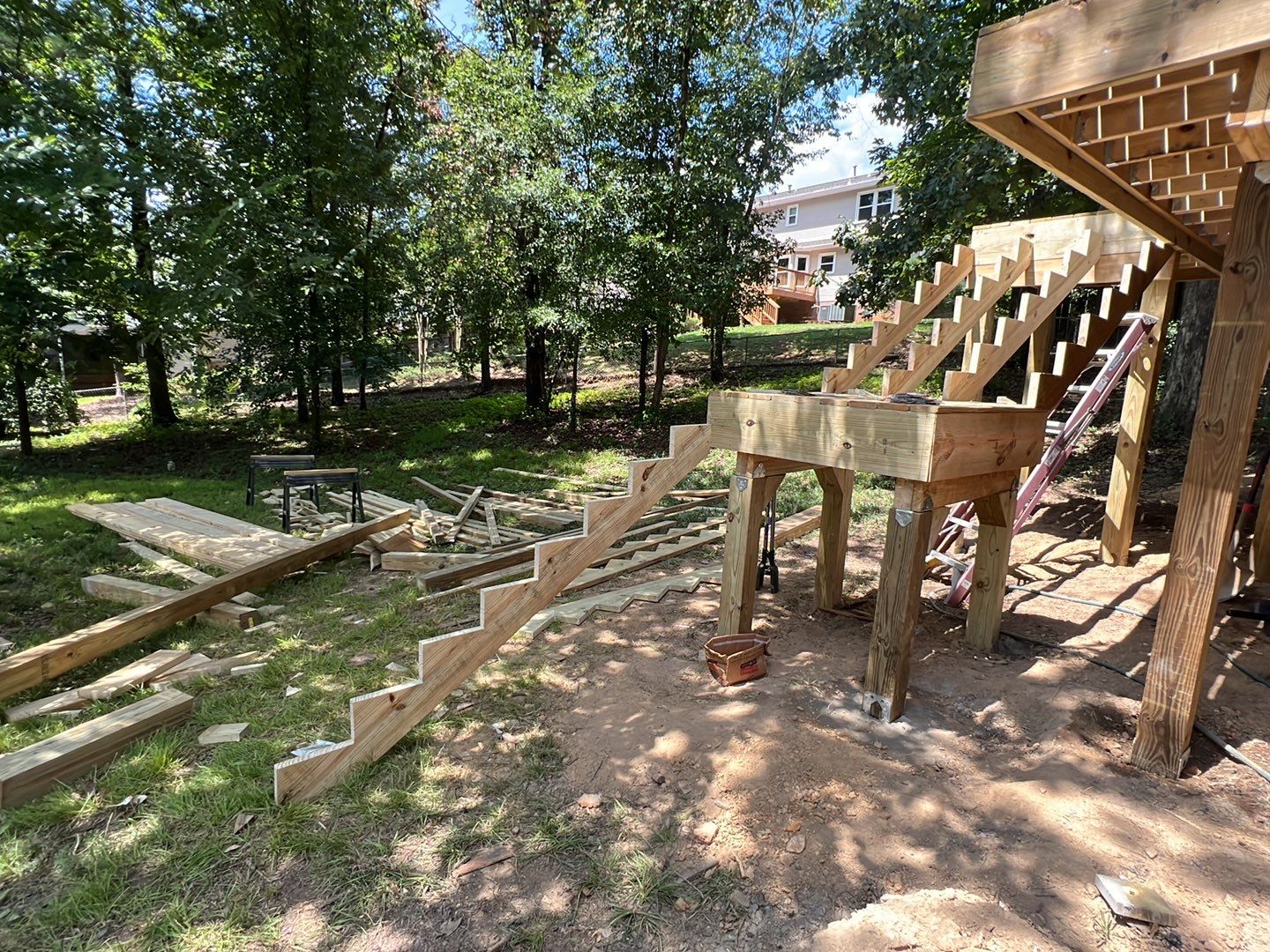 Russet Cove Circle - Deck Installation by Pillar and Pine