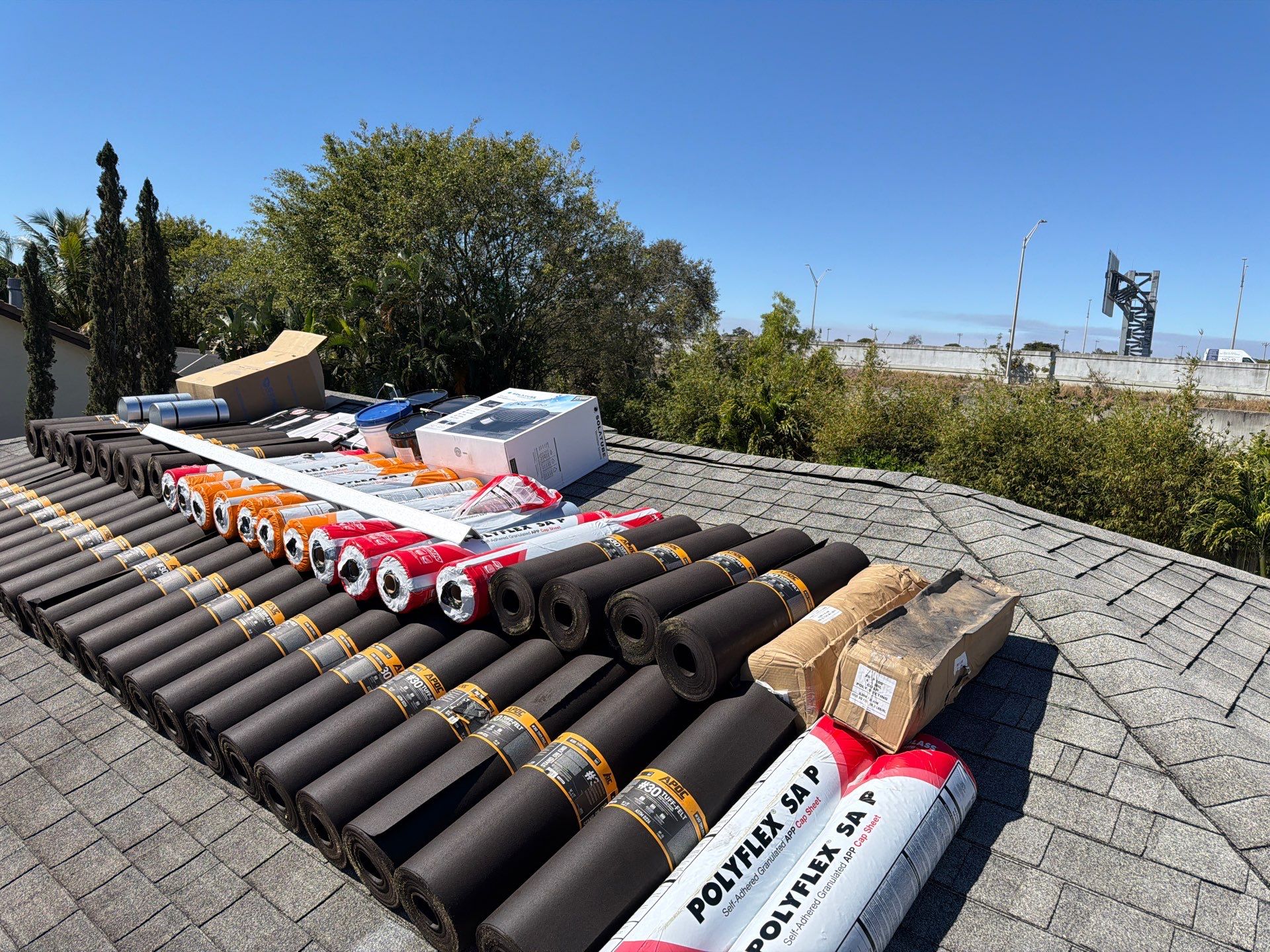 Residential Roofing Installation using 1" Nail strip metal roof by BLUES BROTHERS ROOFING