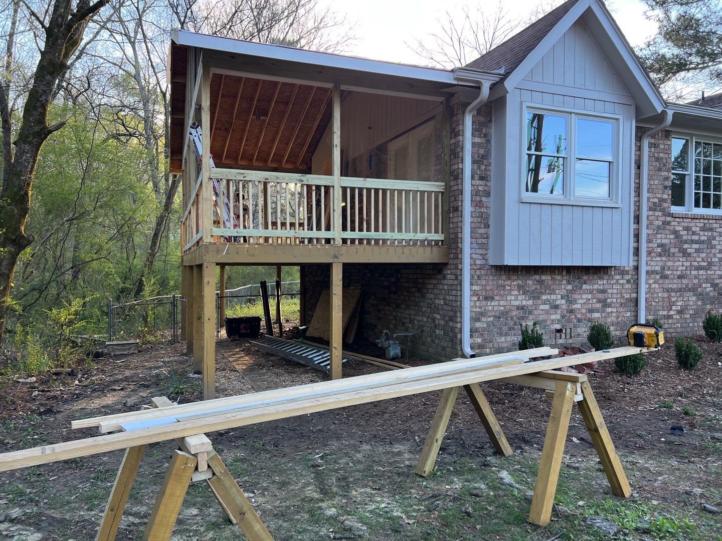 Mountain Brook - Covered Porch by Pillar and Pine