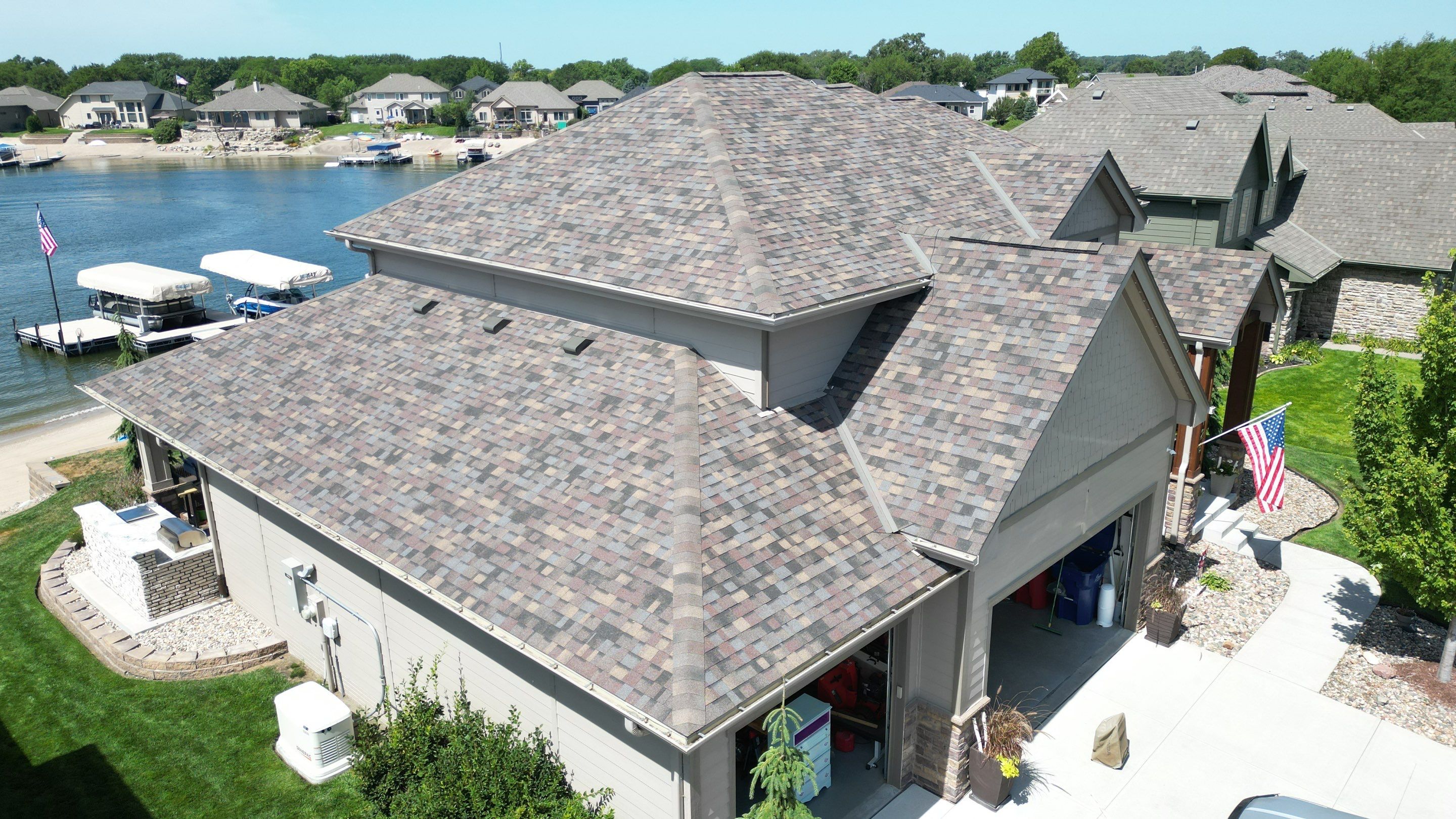 Residential Roofing Installation using Owens Corning Duration Summer Harvest by Lightning Exteriors