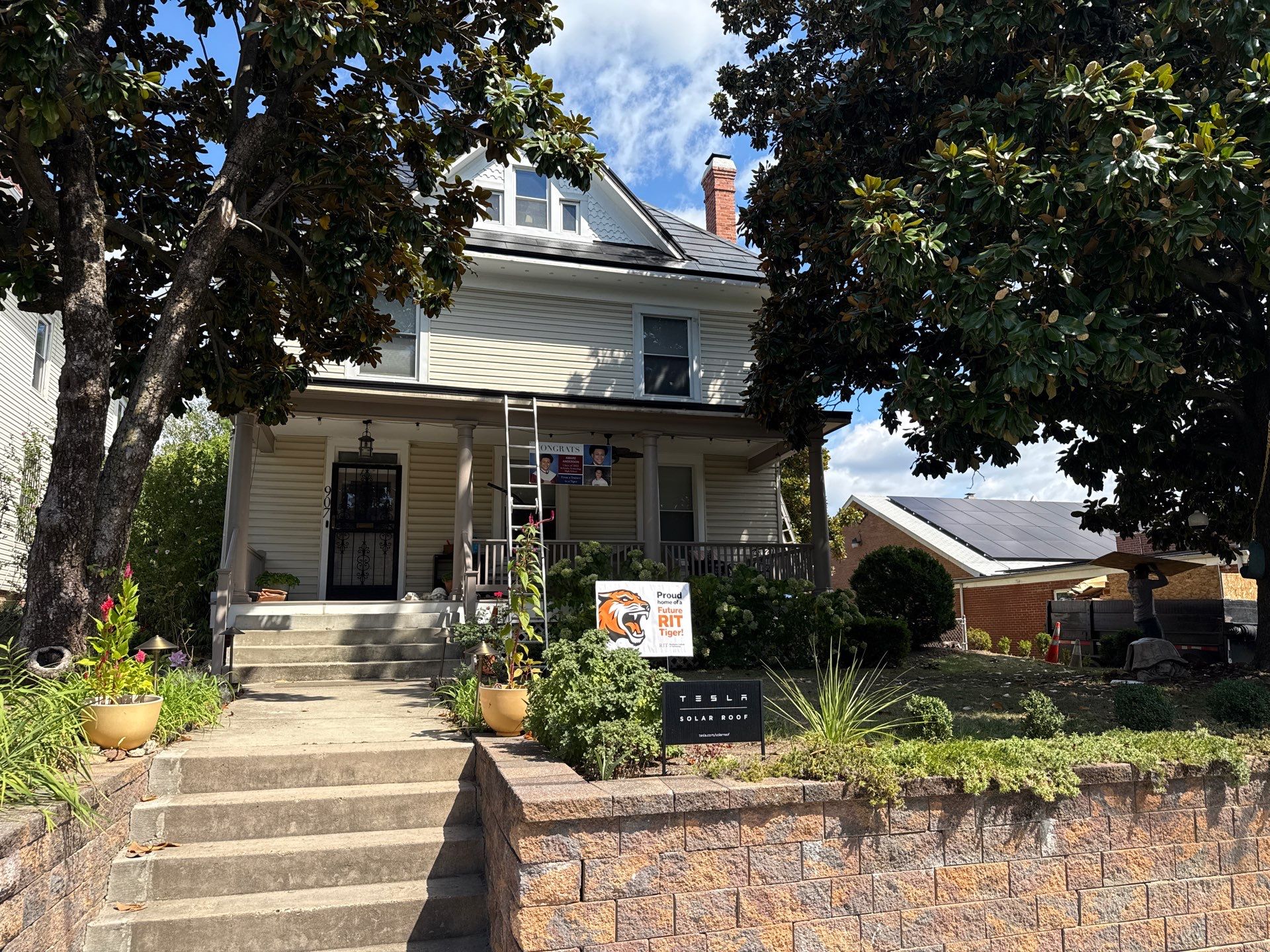Tesla Solar Roof in Washington DC! by American Home Contractors