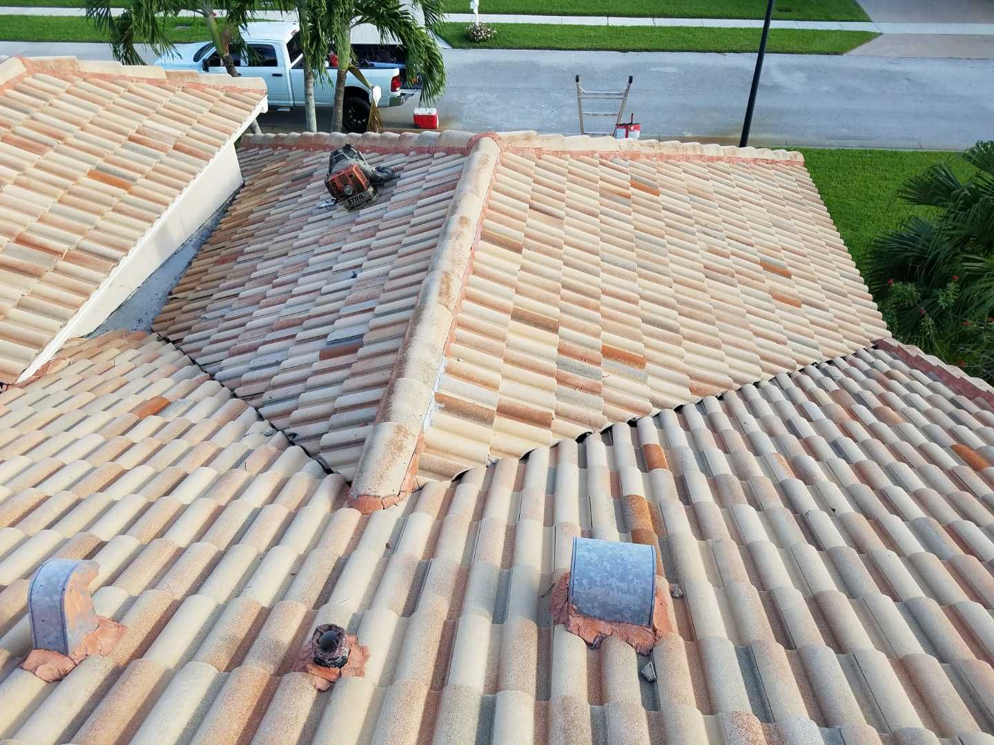 Concrete Tile and Flat Roof Repair in Boynton Beach by Aastro Roofing