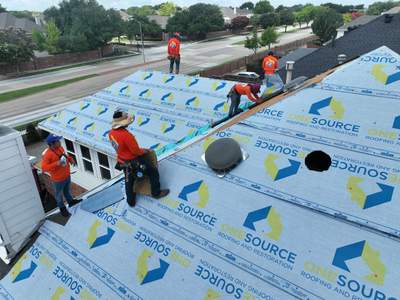 Residential Roofing Installation using Malarkey Vista Weathered Wood Plus