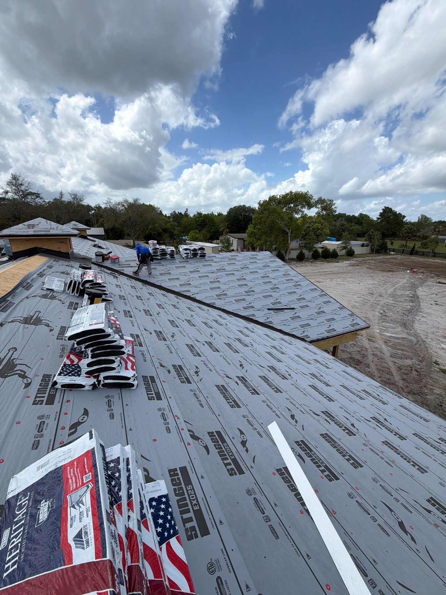 Custom Post-Frame Horse Barn and Shingle Roof Installation in Geneva by Fortified Roofing Solutions Corp.