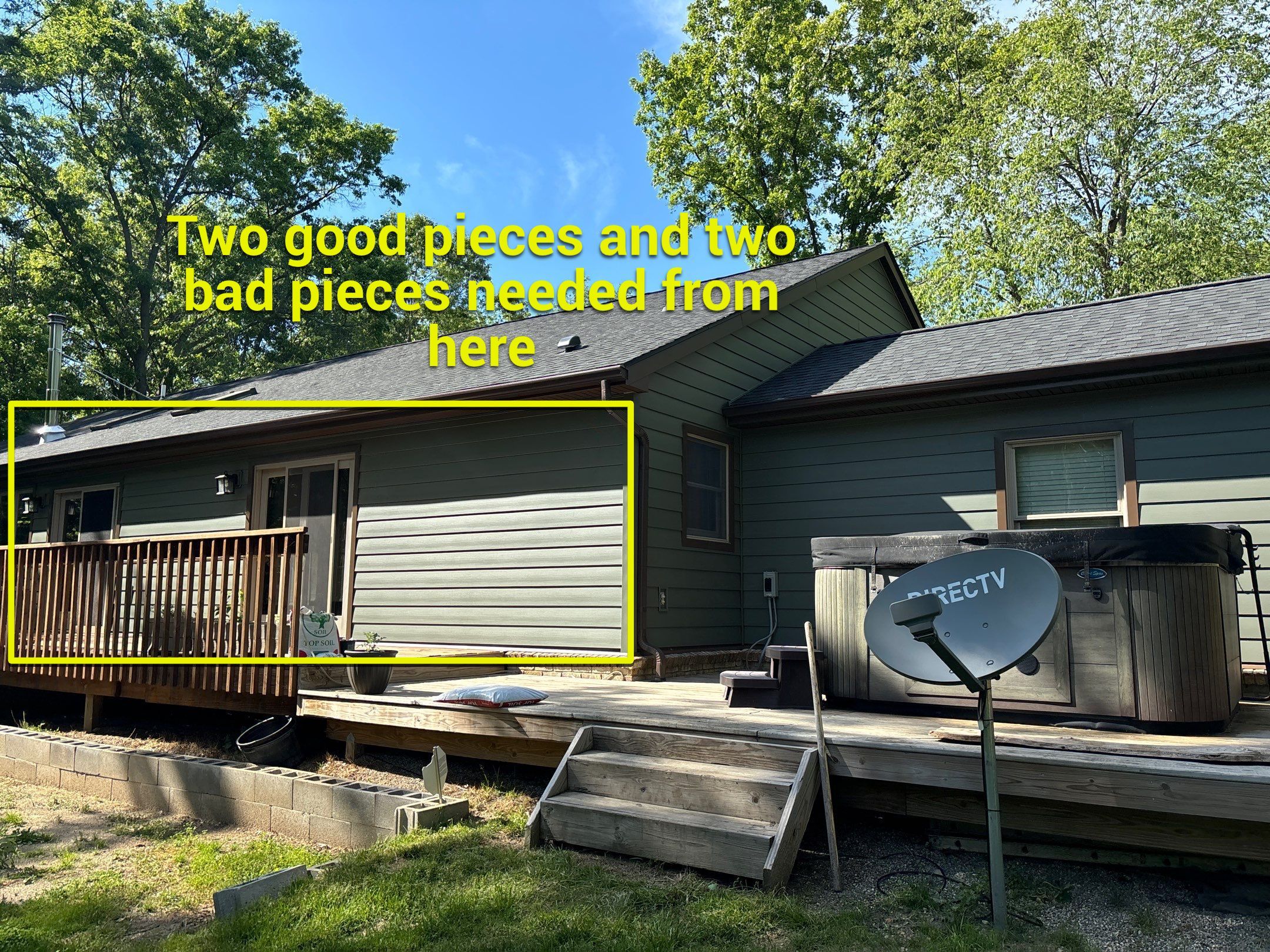 Siding Replacement using Alside S7 Cedar Mill Grain Composite by 180 Contractors