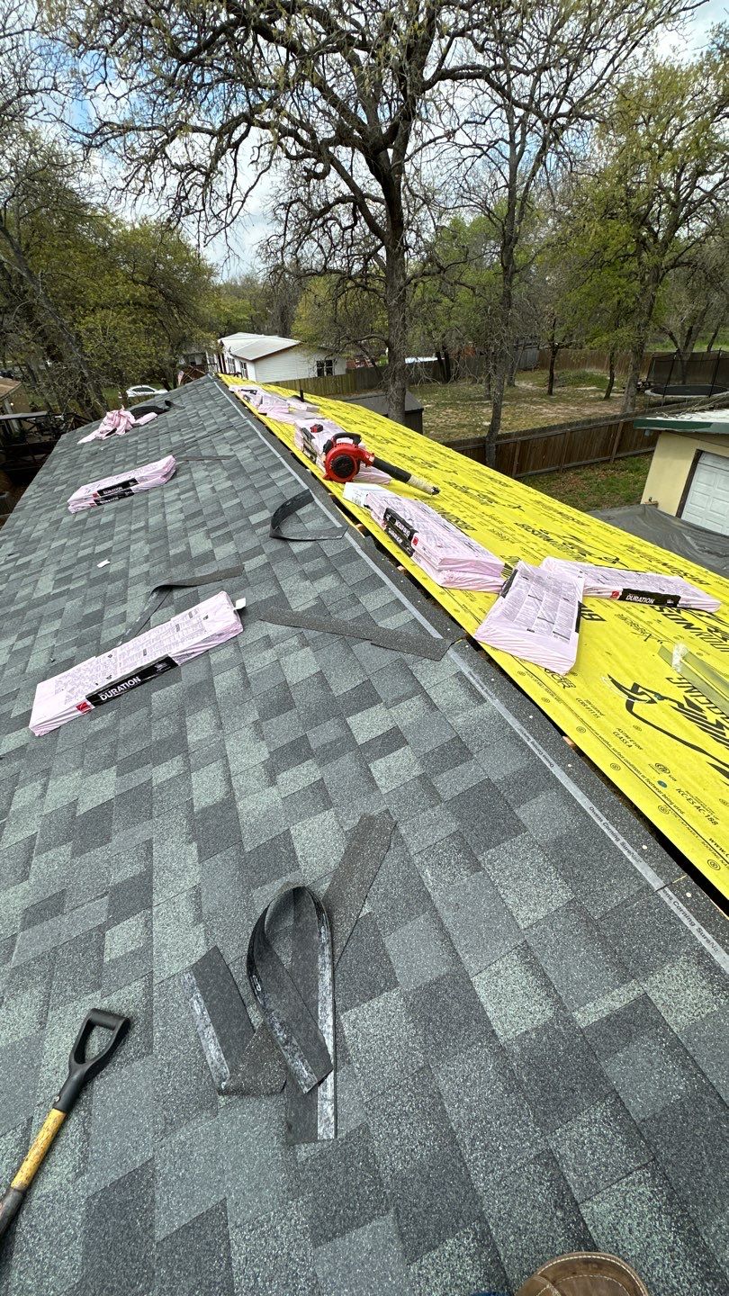 Elmendorf Roof Project  by Bison Roofing  