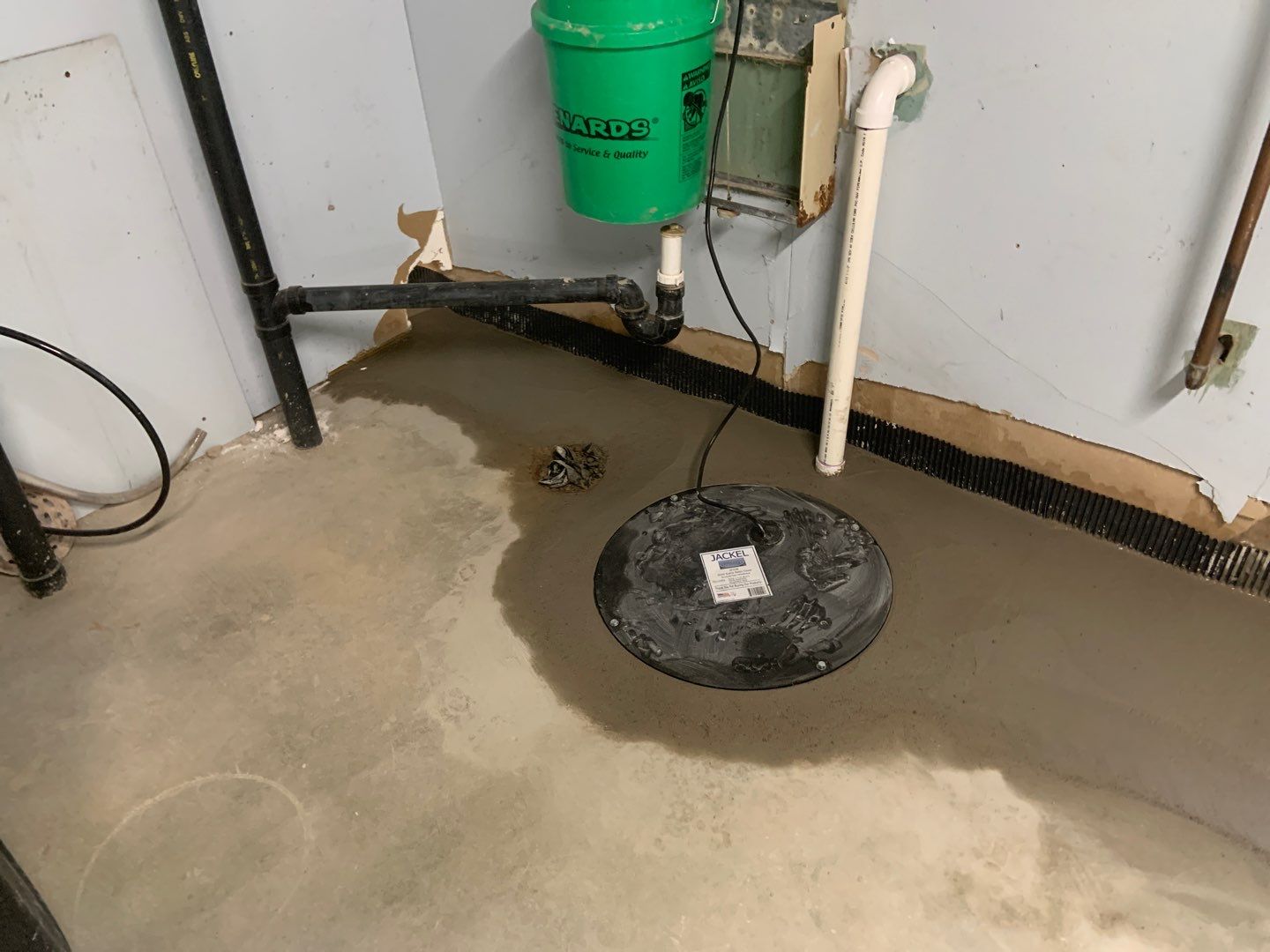 Correcting an Improper Installation for Alan in Chanhassen by Waterproofing Northeast