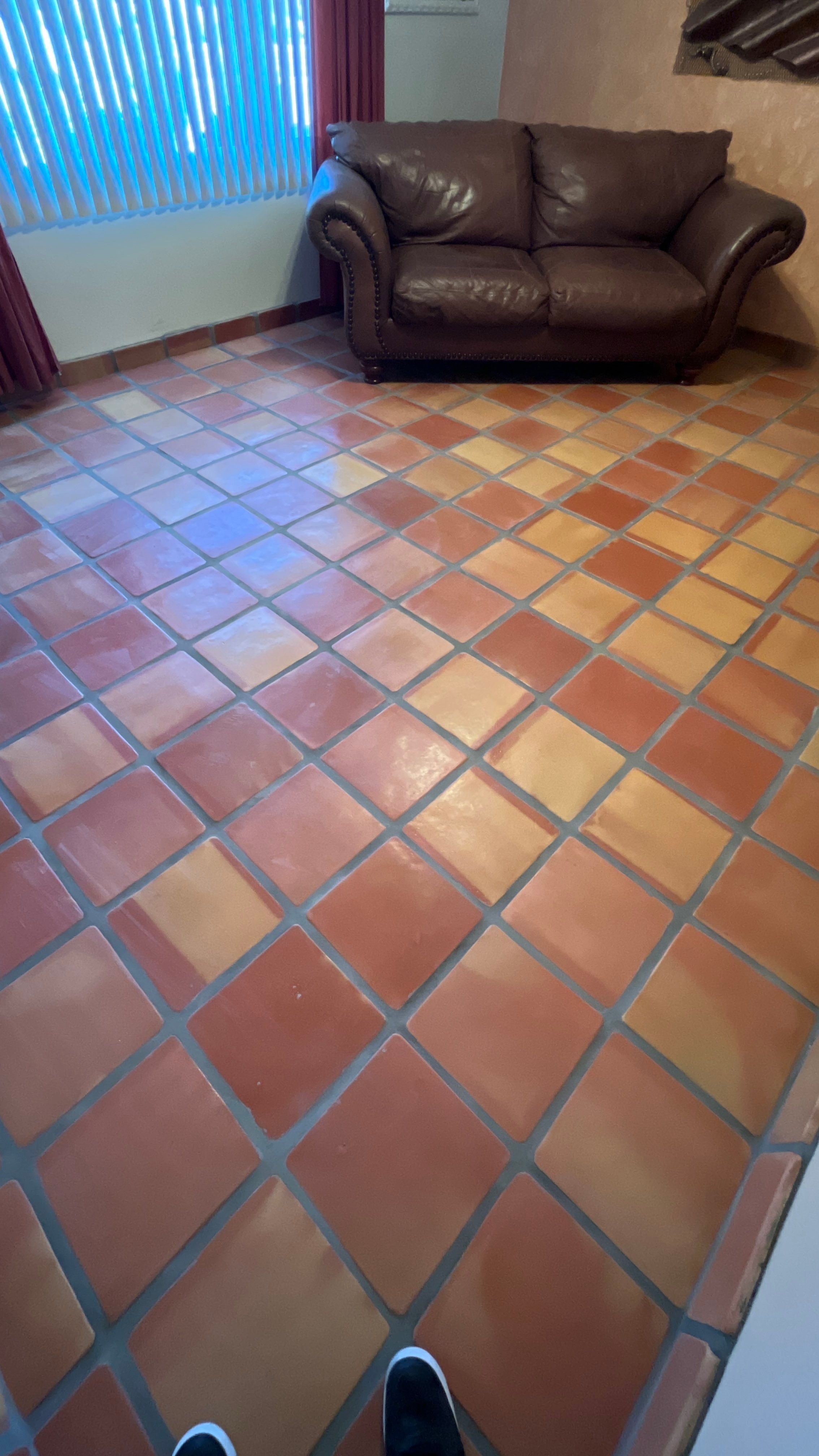 Flooring Installation using Saltillo Tile by Footprints Floors of Chandler 
