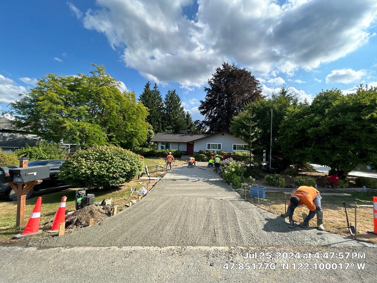 Rodd | Concrete Driveway Extentension by Jireh Asphalt & Concrete Inc 
