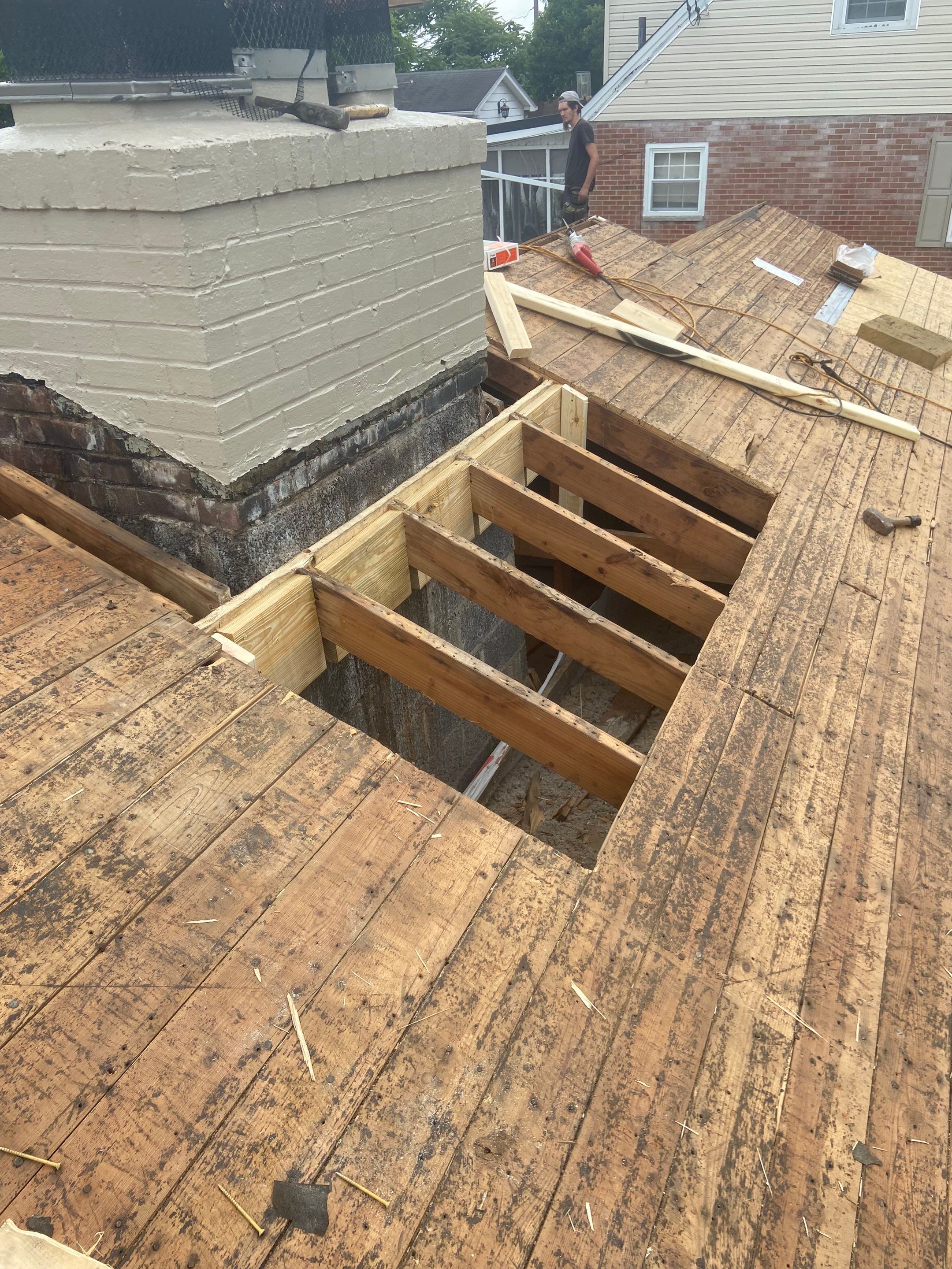 Metal Roofing, Skylights, Porch Build by Secure Construction Company Inc