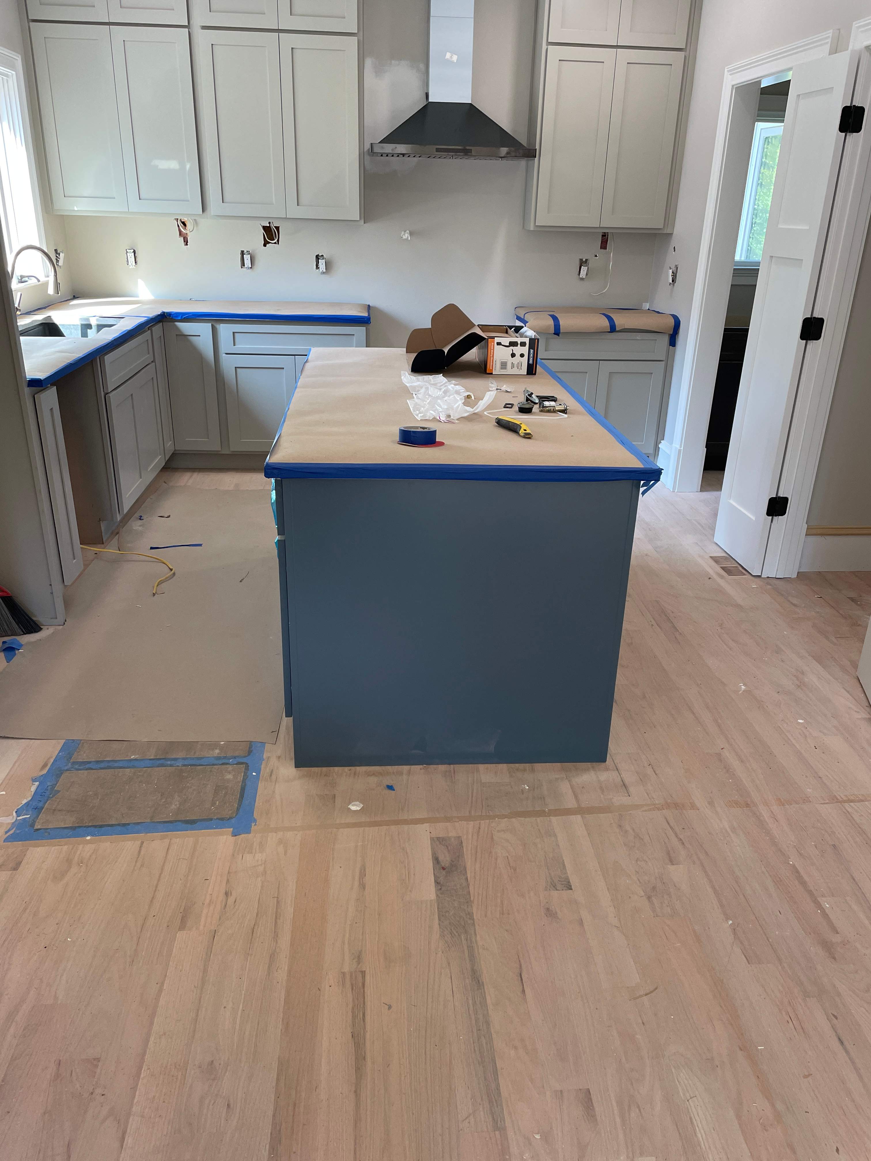 Flooring Installation using Red Oak by Footprints Floors of East Atlanta