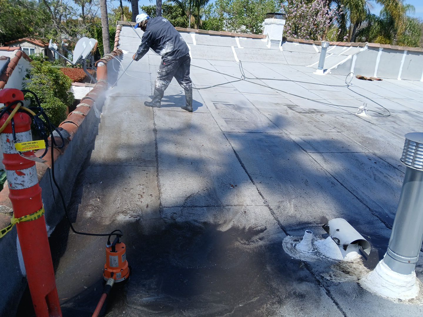 Tile Reset & Silicone Coating using American Standard Coatings Silicone-S by Hull Brothers Roofing