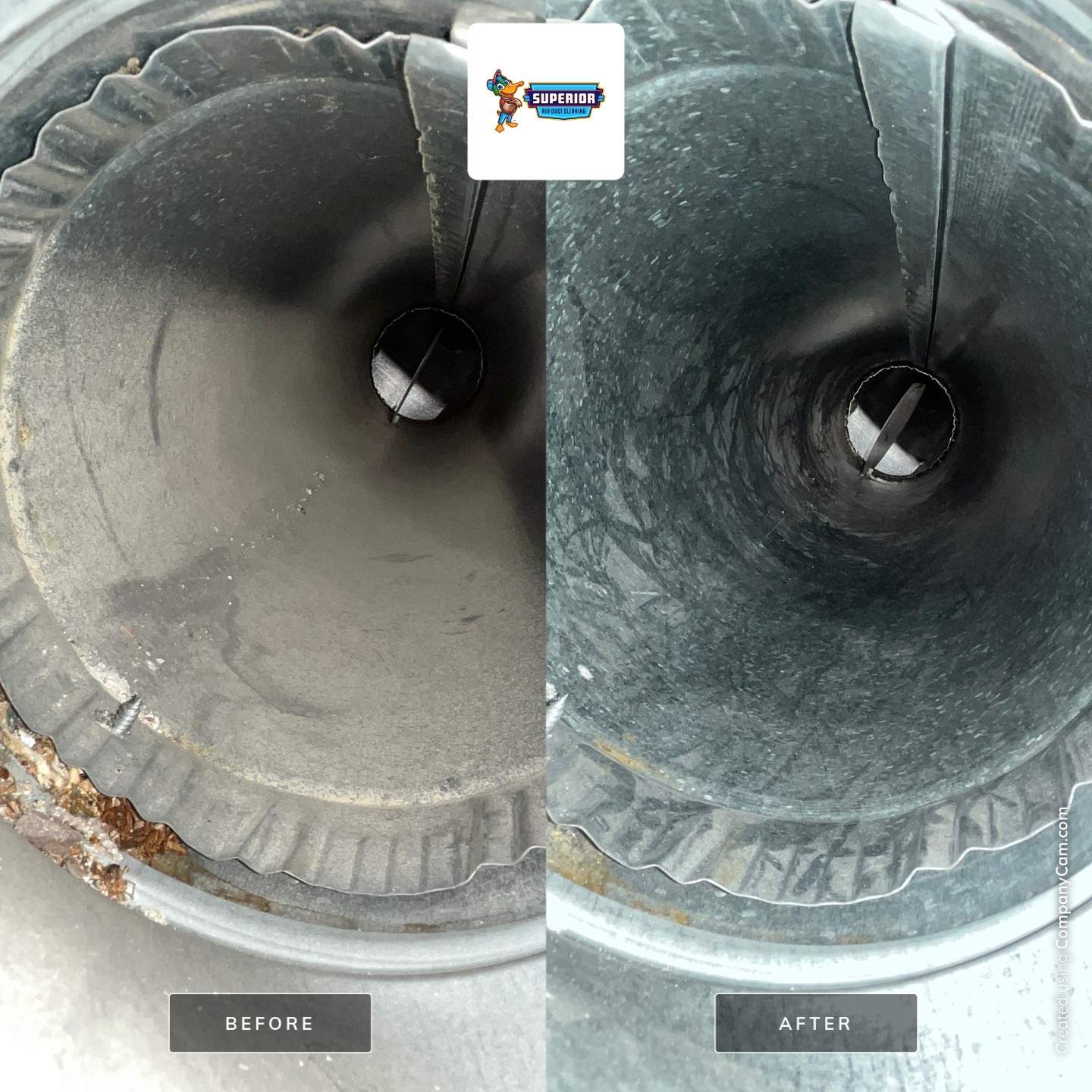 Air Duct Cleaning With a Vacuum Truck in Canfield, OH by Superior Air Duct Cleaning