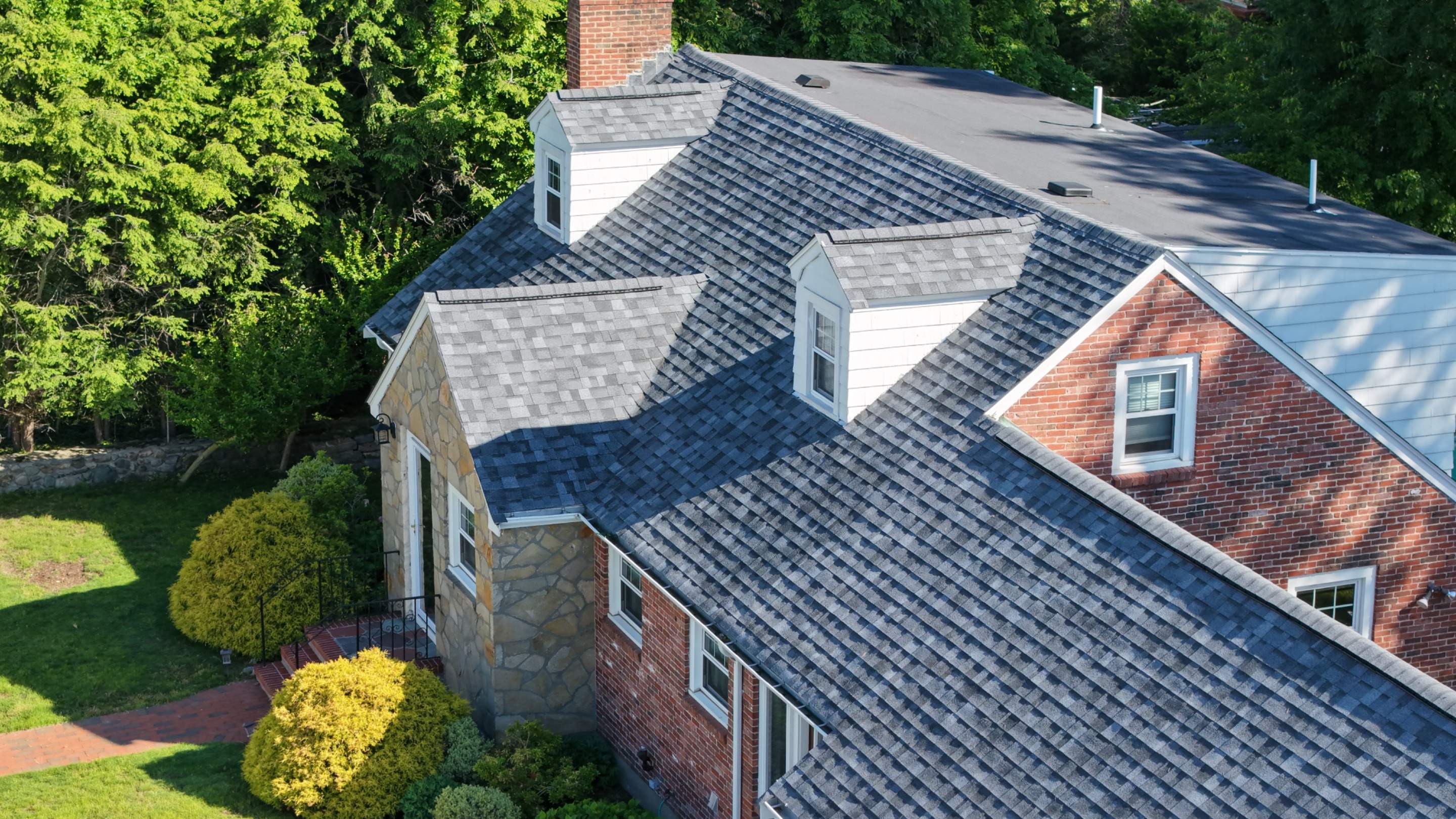 Full Roof Replacement in Needham, MA – Owens Corning Duration, Slatestone Gray by JOHNNYS PRO