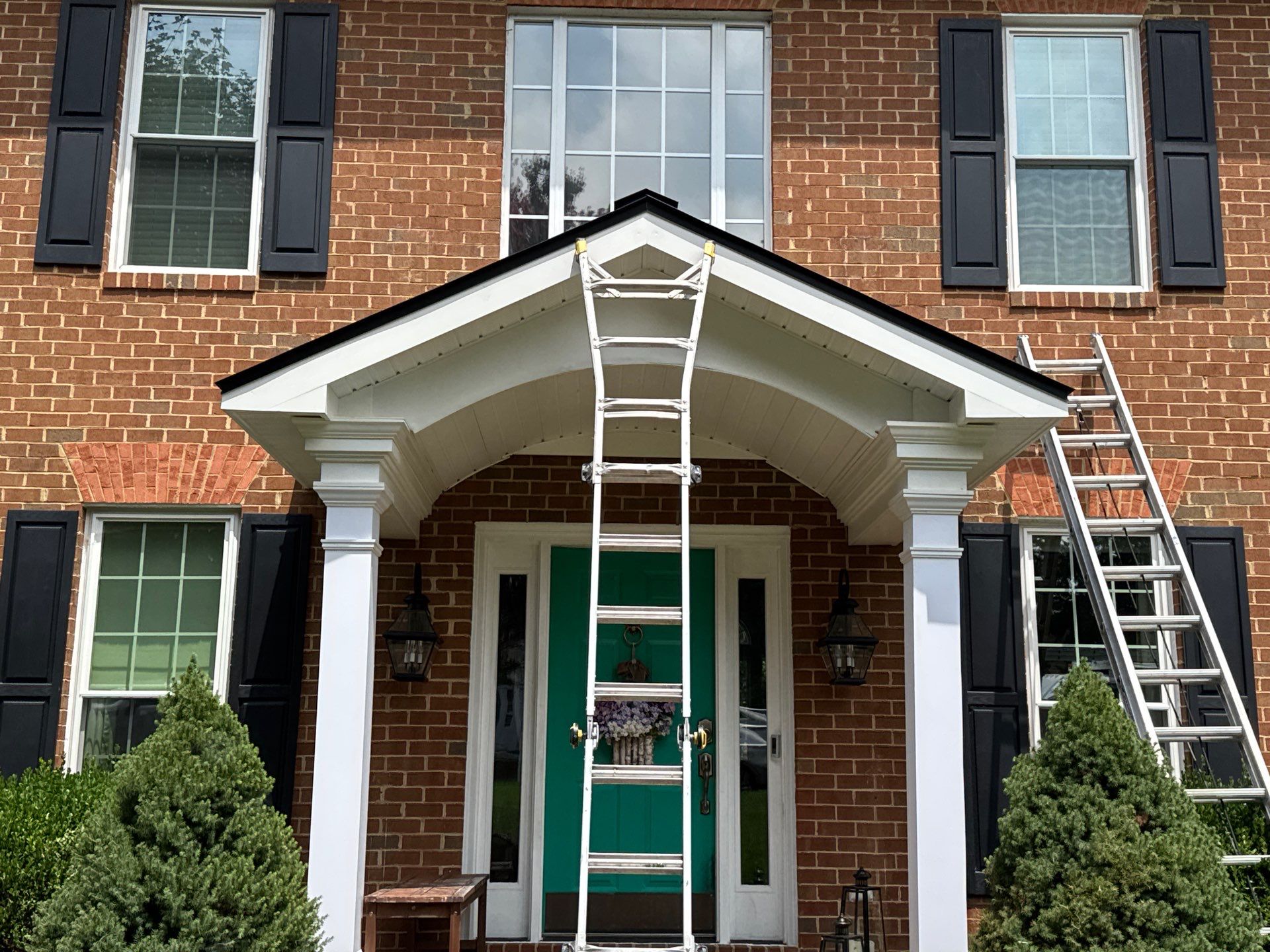 Standing Seam Metal Porch Roof Installation in Mechanicsville, VA by Cade Construction