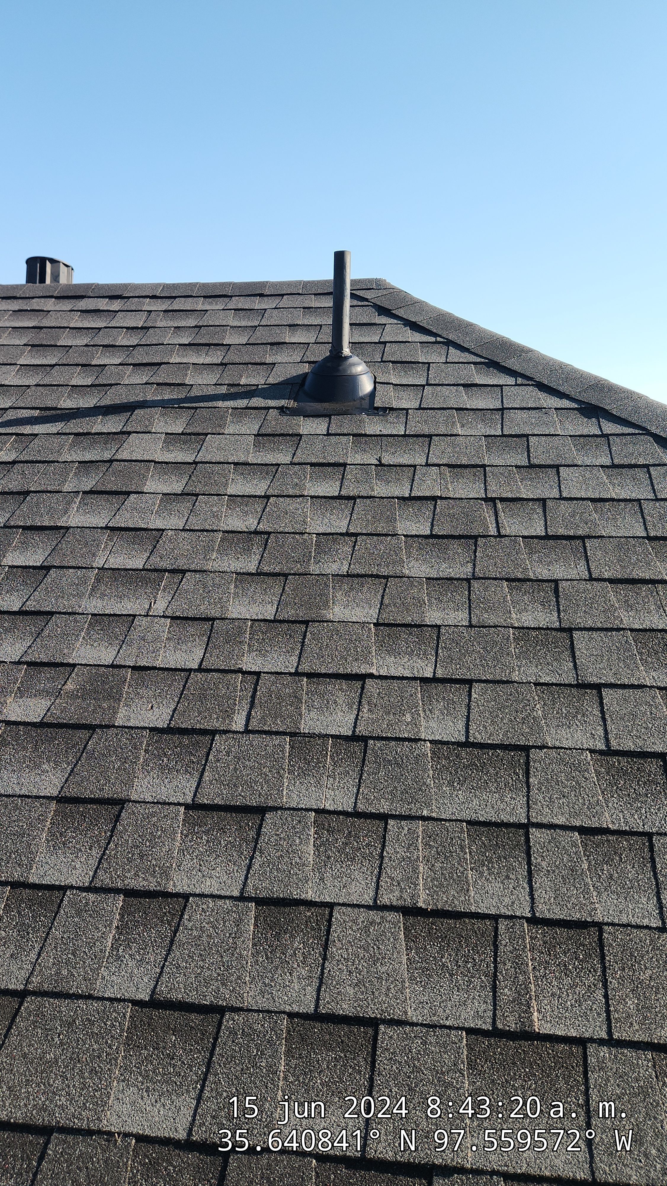 Reroof using GAF HDZ in Charcoal by Castillo Roofing