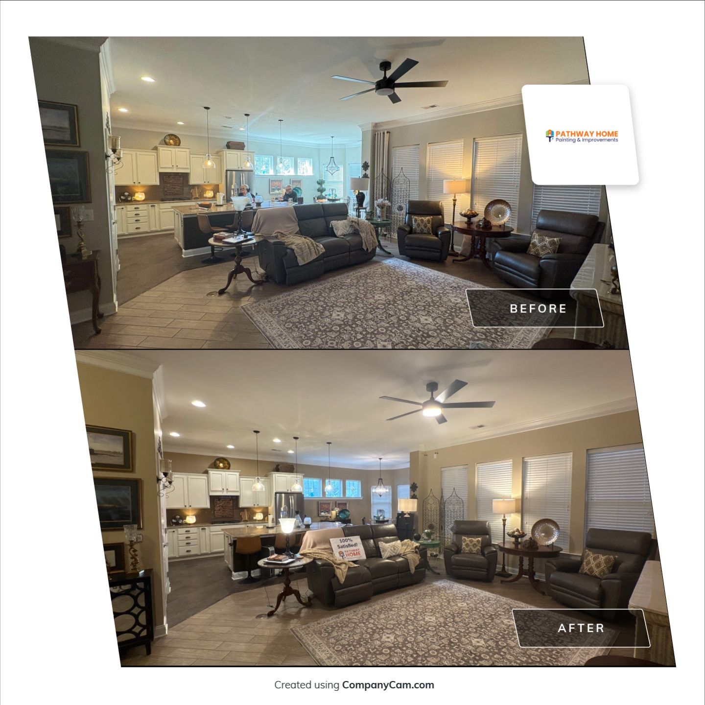 β This Home Runs on Latte Love by Pathway Home Painting & Improvements