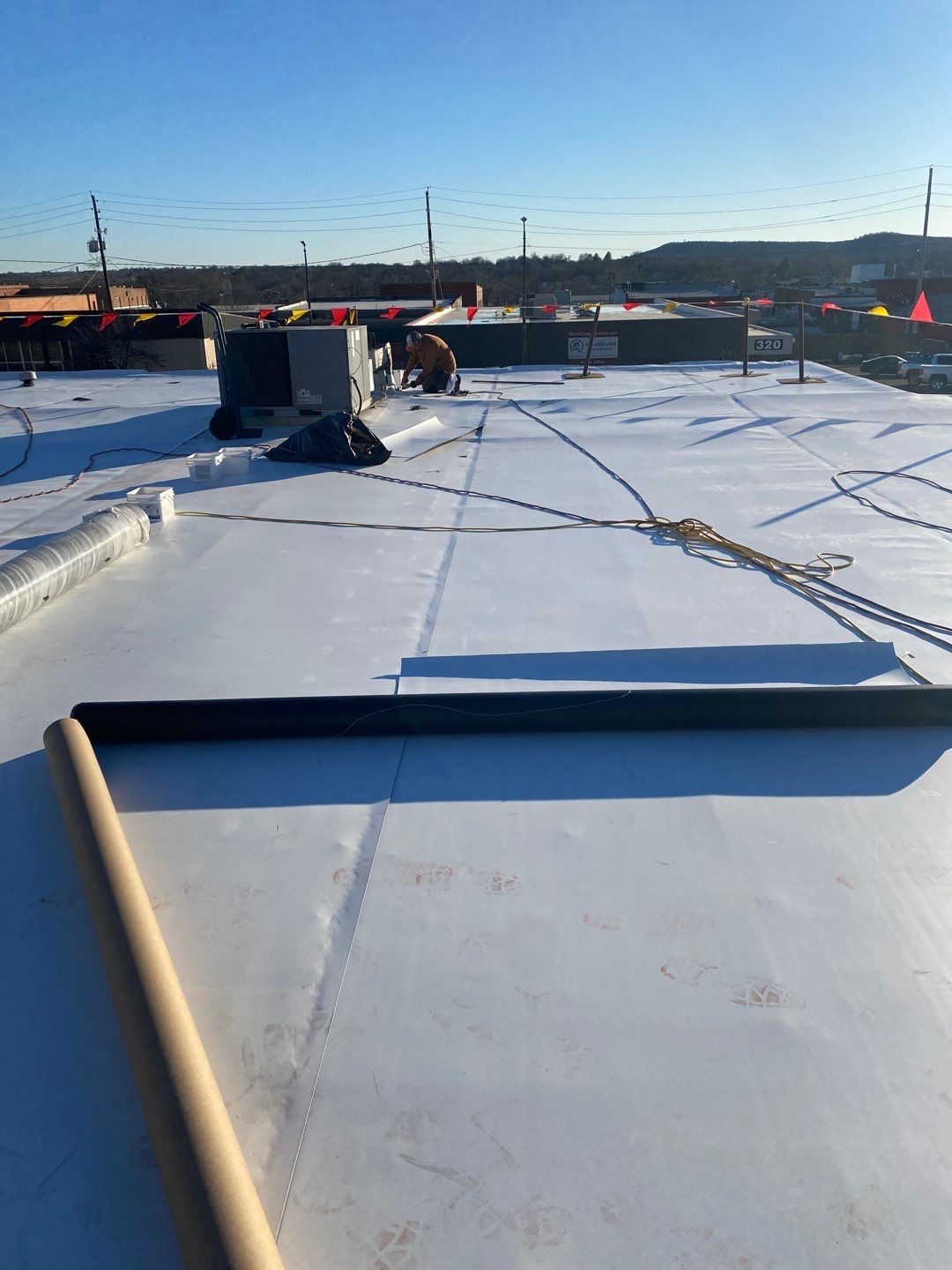 TPO Project in McAlester by Decor Roofing & Restoration