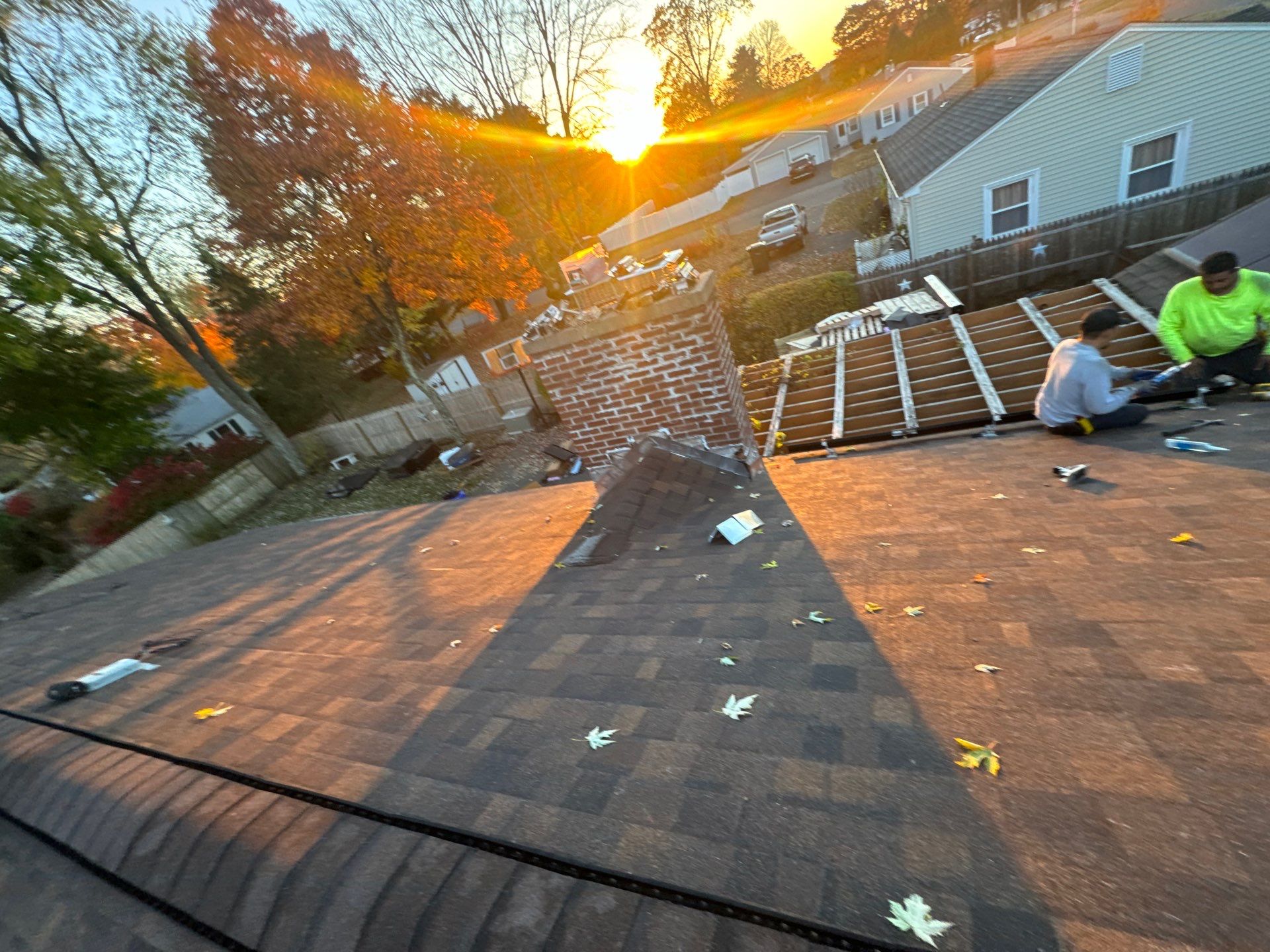 Autumn Brown Shingles by Reimagine Roofing