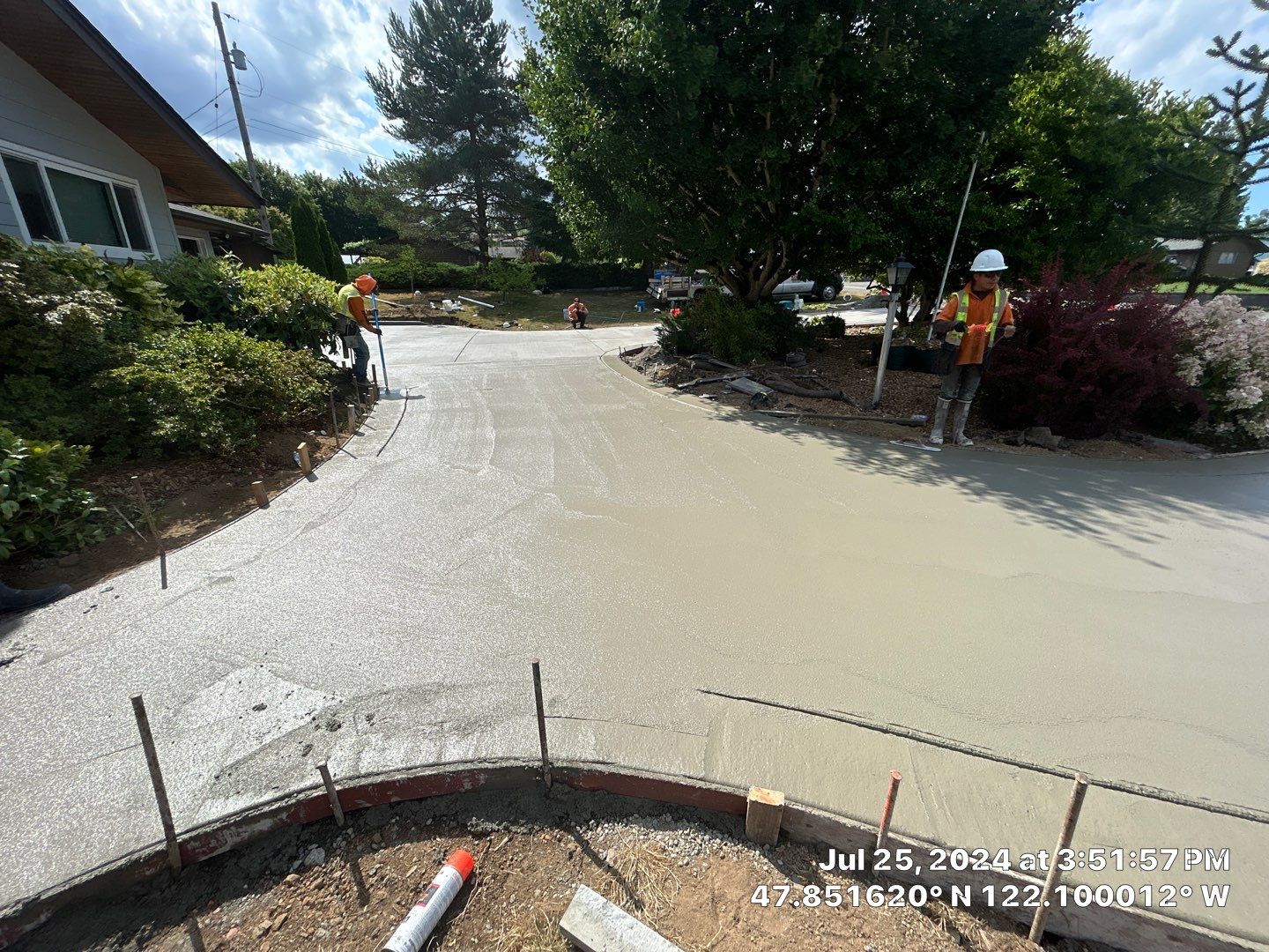 Rodd | Concrete Driveway Extentension by Jireh Asphalt & Concrete Inc 