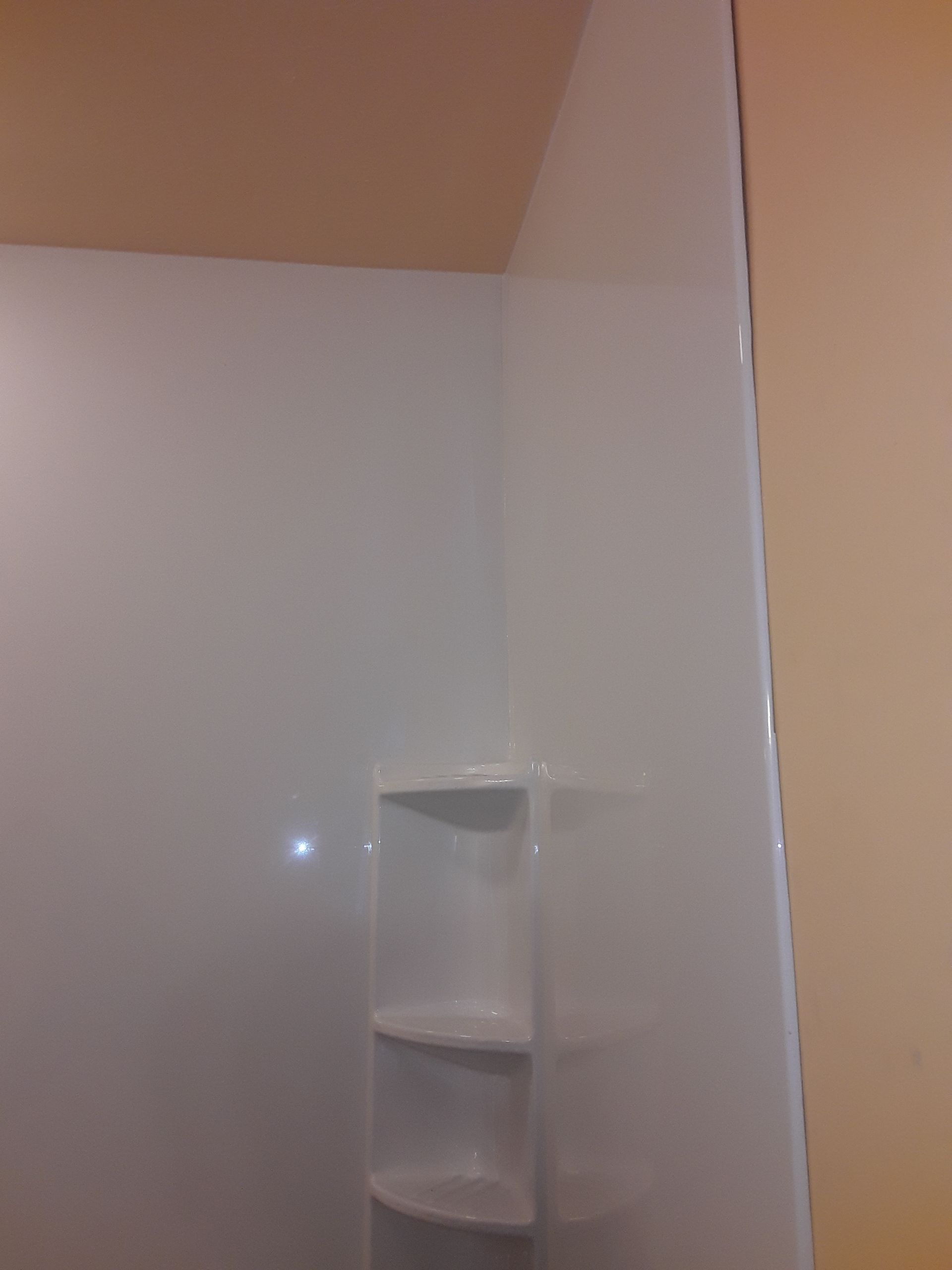 Tub to Shower Conversion using BCI Acrylic Shower System by Secure Construction Company Inc