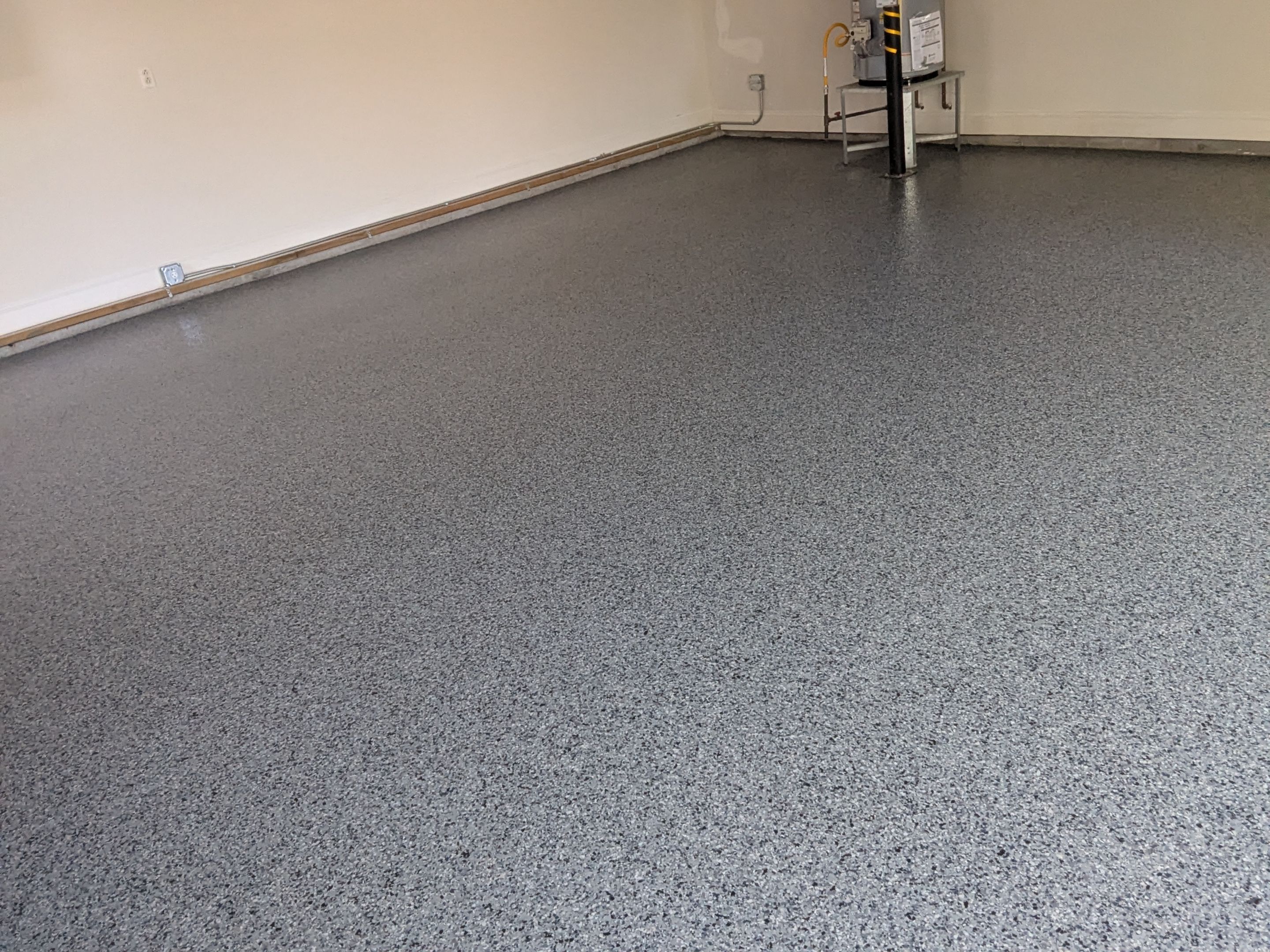 Garage Floor Coating using Nightfall by My Garage Floor Guys