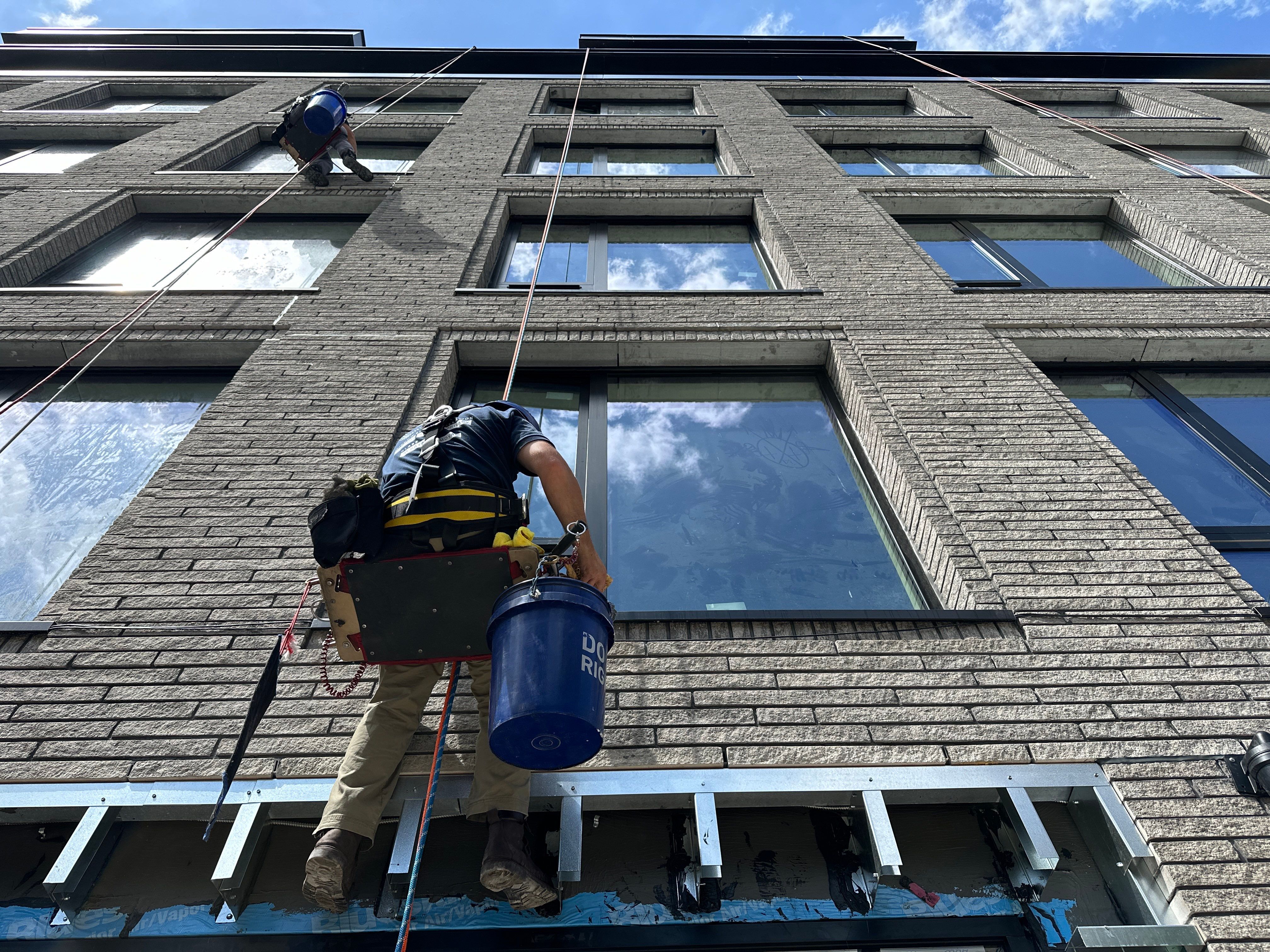 Post Construction Window Clenaing by Total Window Service