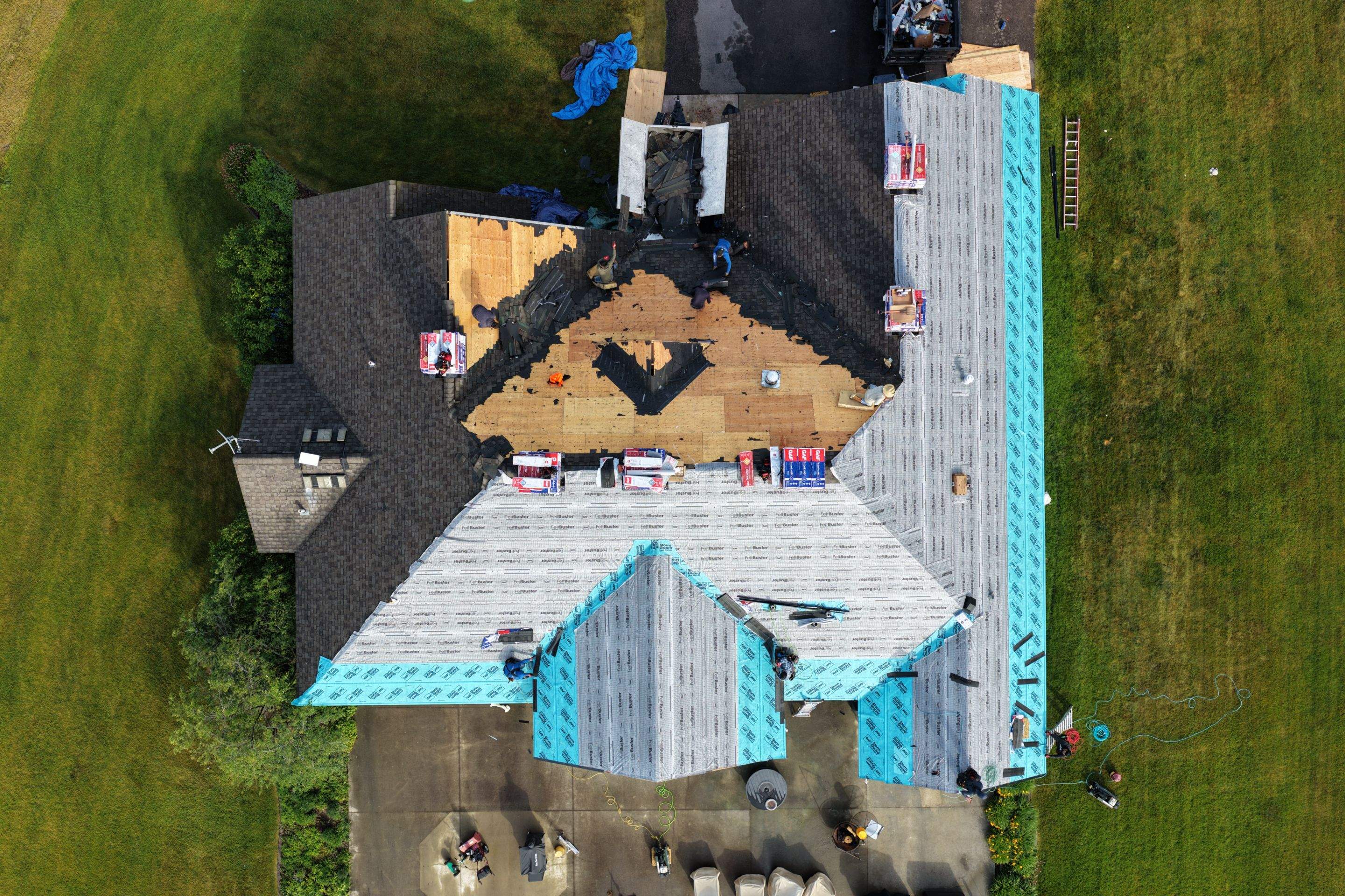 Roof Replacement using GAF Timberline HDZ - Midnight Mesa  by Montana Roofing Solutions