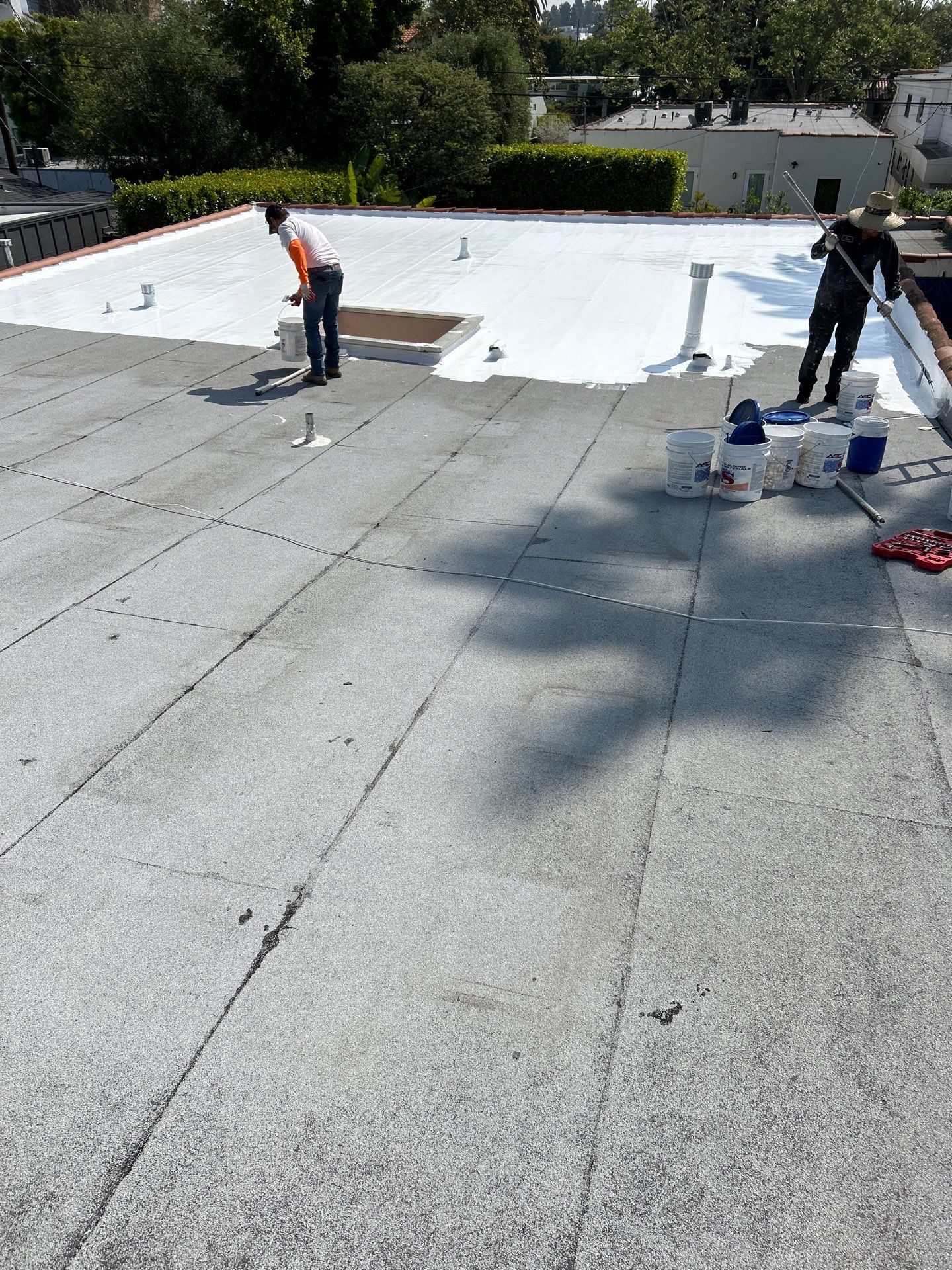 Tile Reset & Silicone Coating using American Standard Coatings Silicone-S by Hull Brothers Roofing