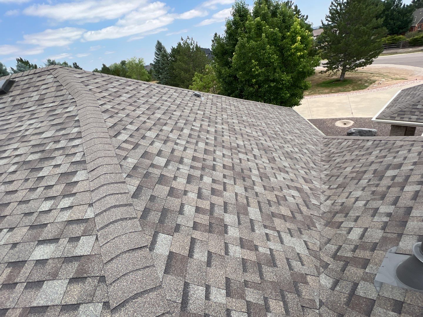 Residential Roofing Installation using Owens Corning TruDefinition - Driftwood  by A to Z Roofing